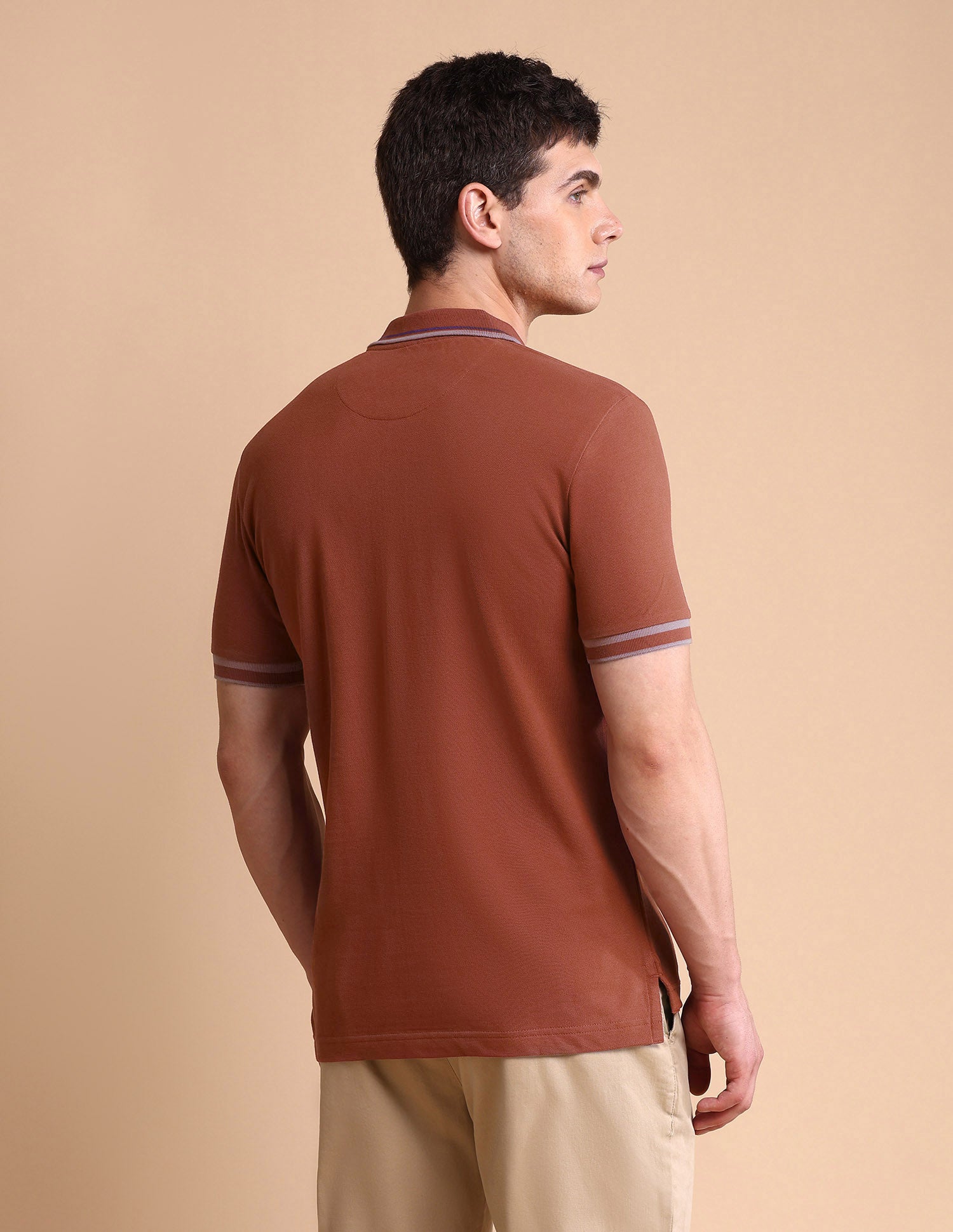 Pure Cotton Slim Fit Polo Shirt Maroon - U.S. POLO ASSN. | Large