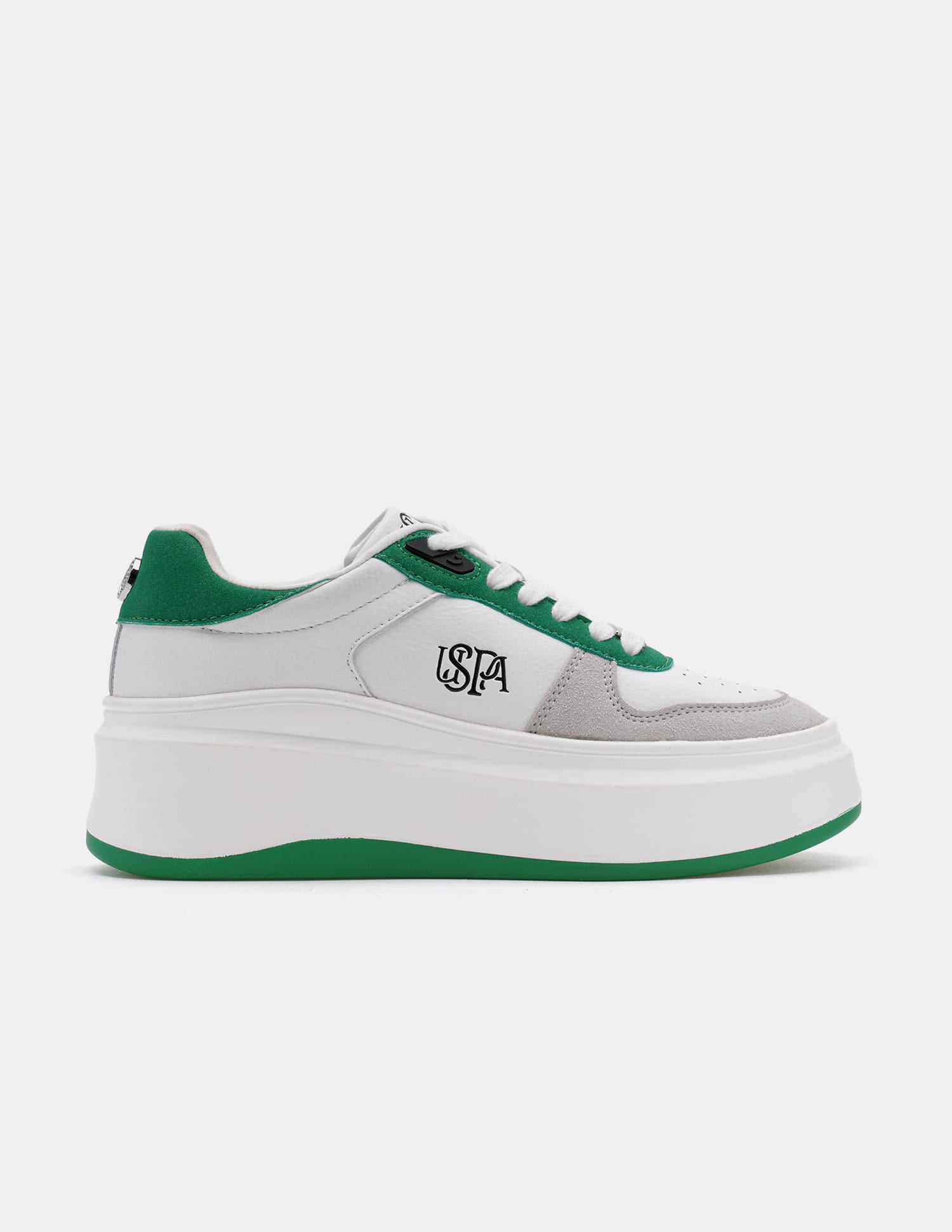 Women Ariella Low Top Sneakers Green - U.S. Polo Assn. India | Large