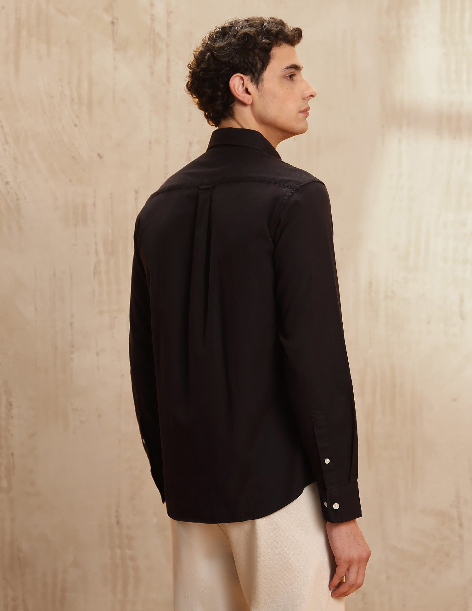 Solid Button-Down Shirt Choco - U.S. POLO ASSN. | Large