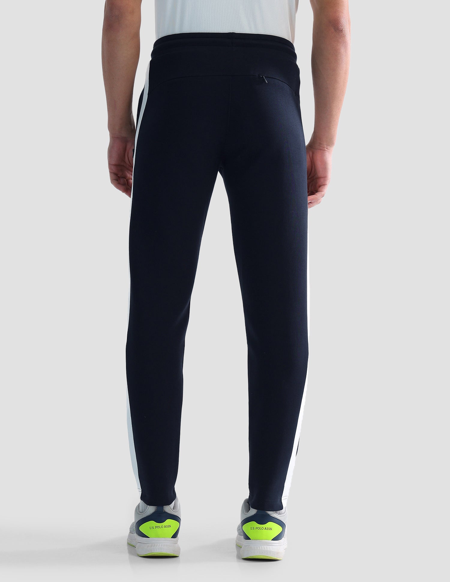 Mid Rise Regular Fit Active Track Pants Navy - U.S. POLO ASSN. | Large