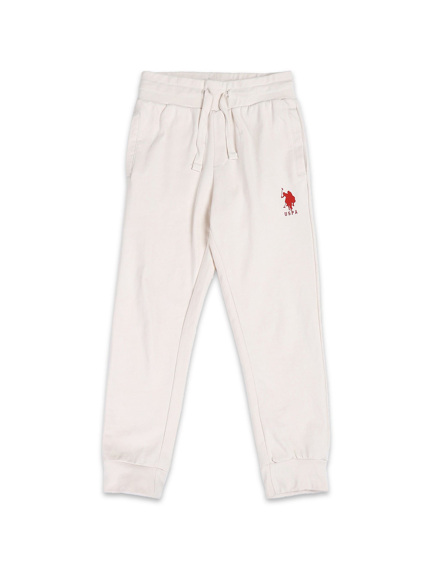 Boys Brand Printed Joggers Nude - U.S. POLO ASSN. | Large