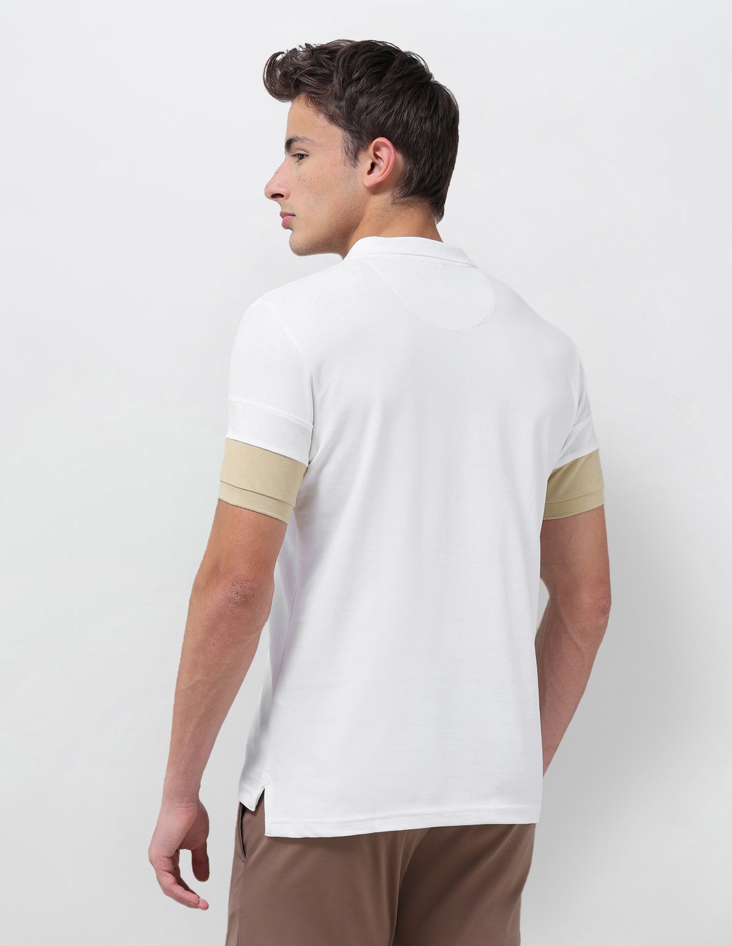 Solid Regular Fit Polo Shirt White - U.S. Polo Assn. India | Large