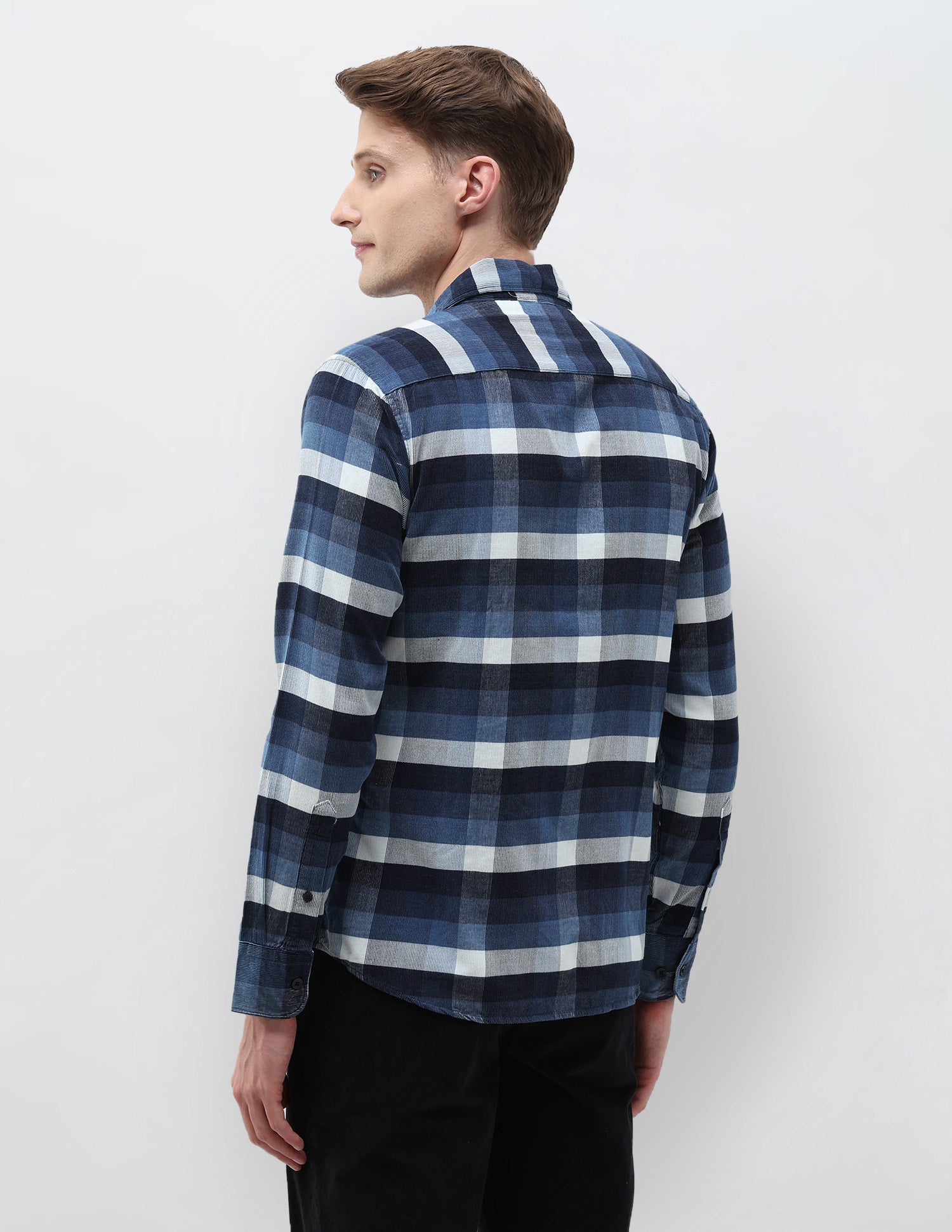 Corduroy Tailored Fit Shirt Navy - U.S. POLO ASSN. | Large