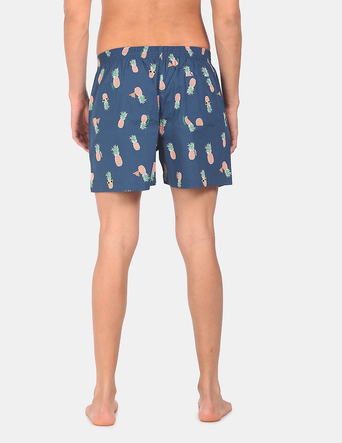 Back Pocket All Over Print IYAC Boxers - Pack Of 1 Teal - U.S. POLO ASSN. | Large