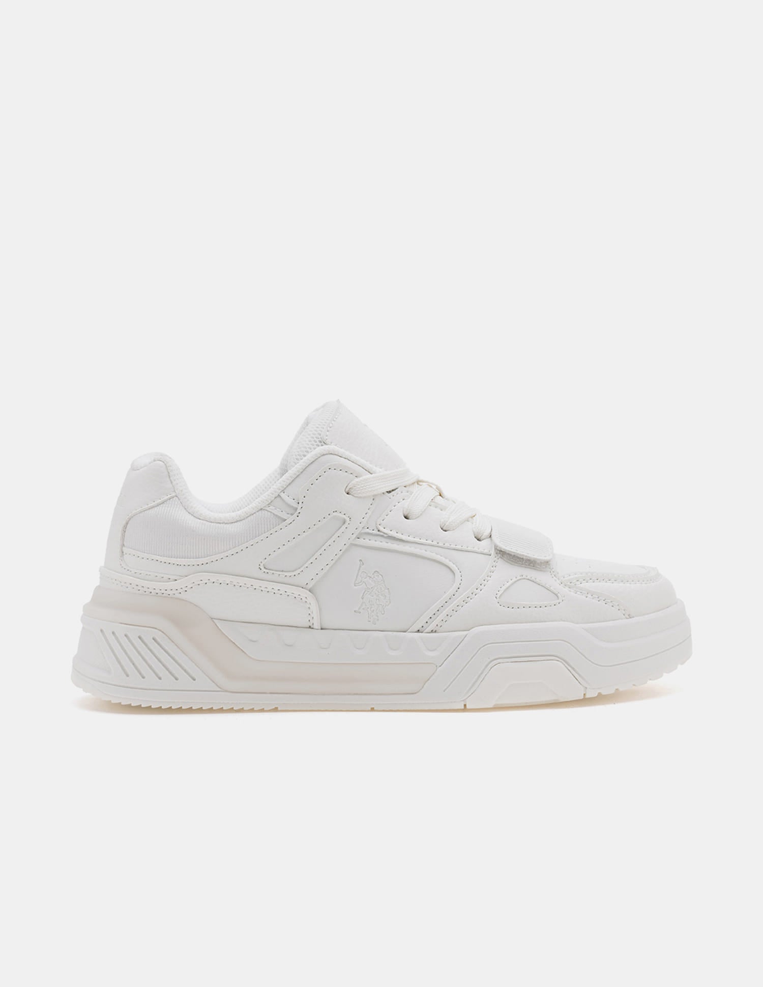 Men Low Top Mark Sneakers Cream - U.S. Polo Assn. India | Large