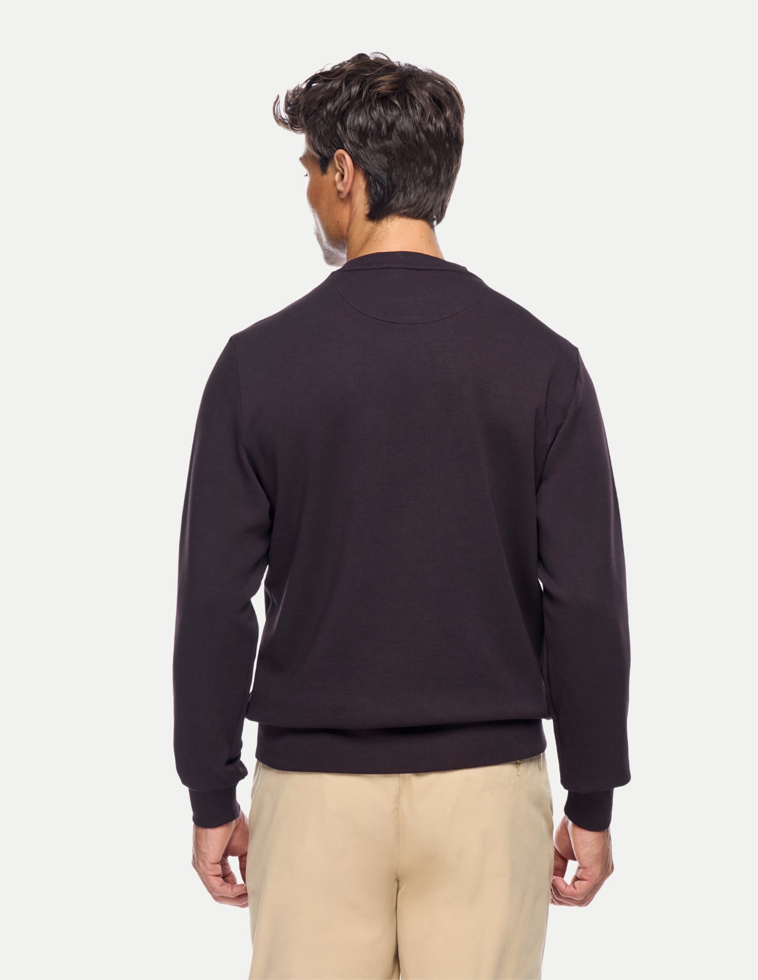 Brand Embroidered Slim Fit Sweatshirt Dark Brown - U.S. Polo Assn. India | Large
