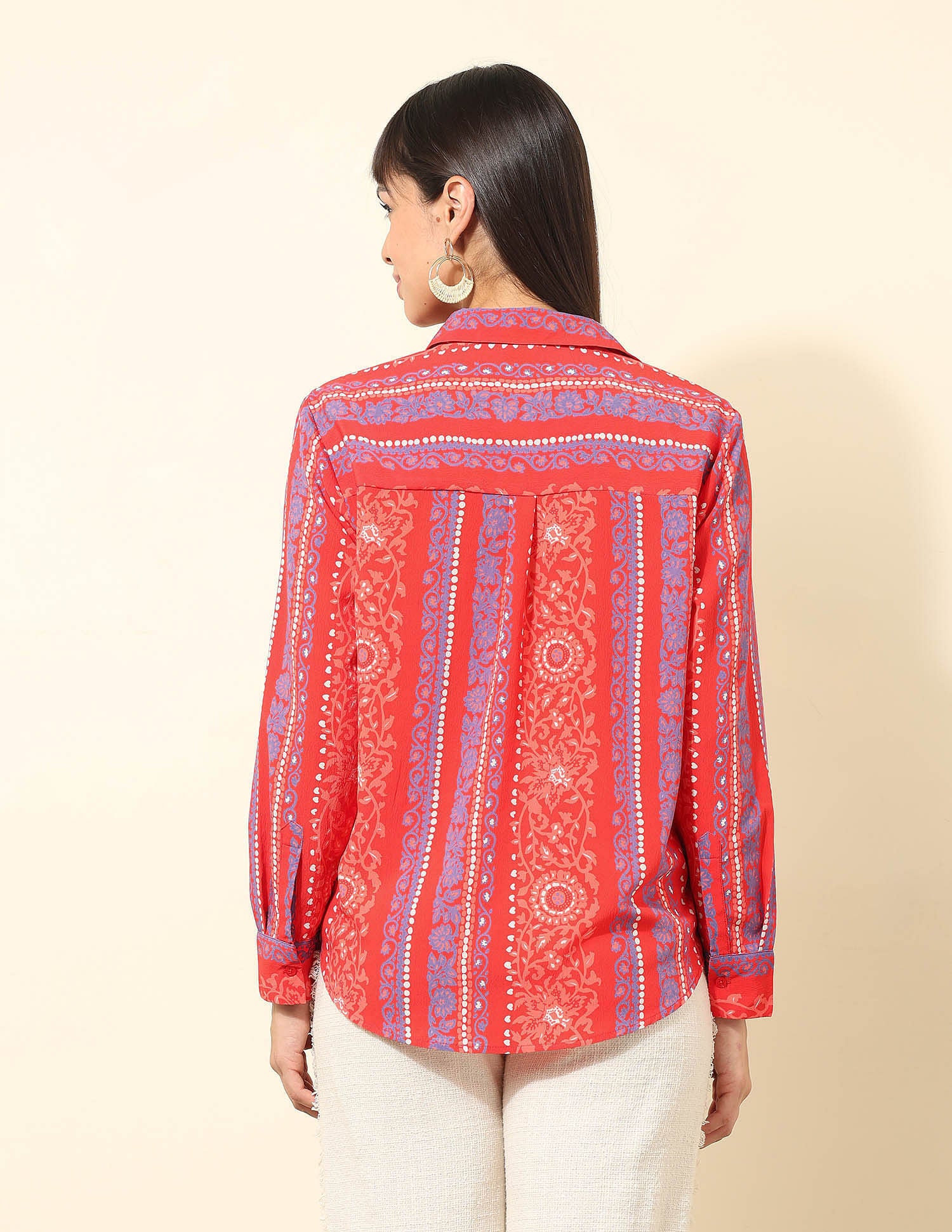 Relaxed Fit Boho Printed Shirt Multi - U.S. POLO ASSN. | Large