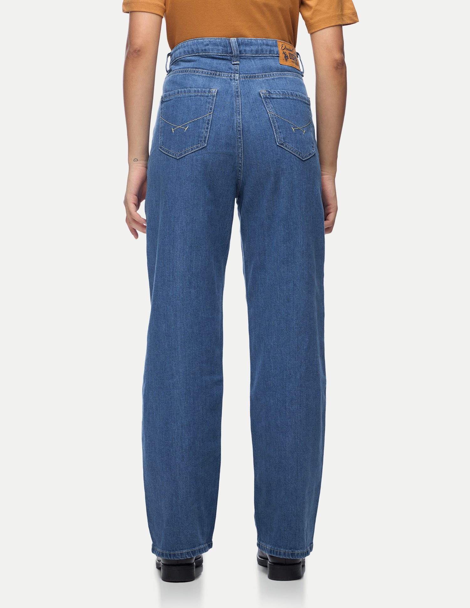 Straight Fit Blue Jeans Blue - U.S. Polo Assn. India | Large