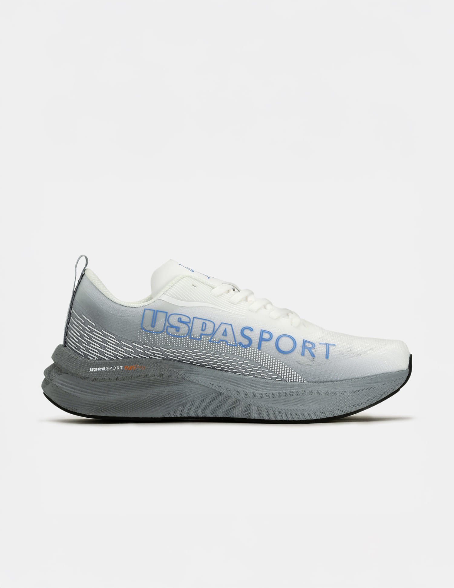 Men Oskar USPA Sport Runpro Running Shoes White - U.S. Polo Assn. India | Large