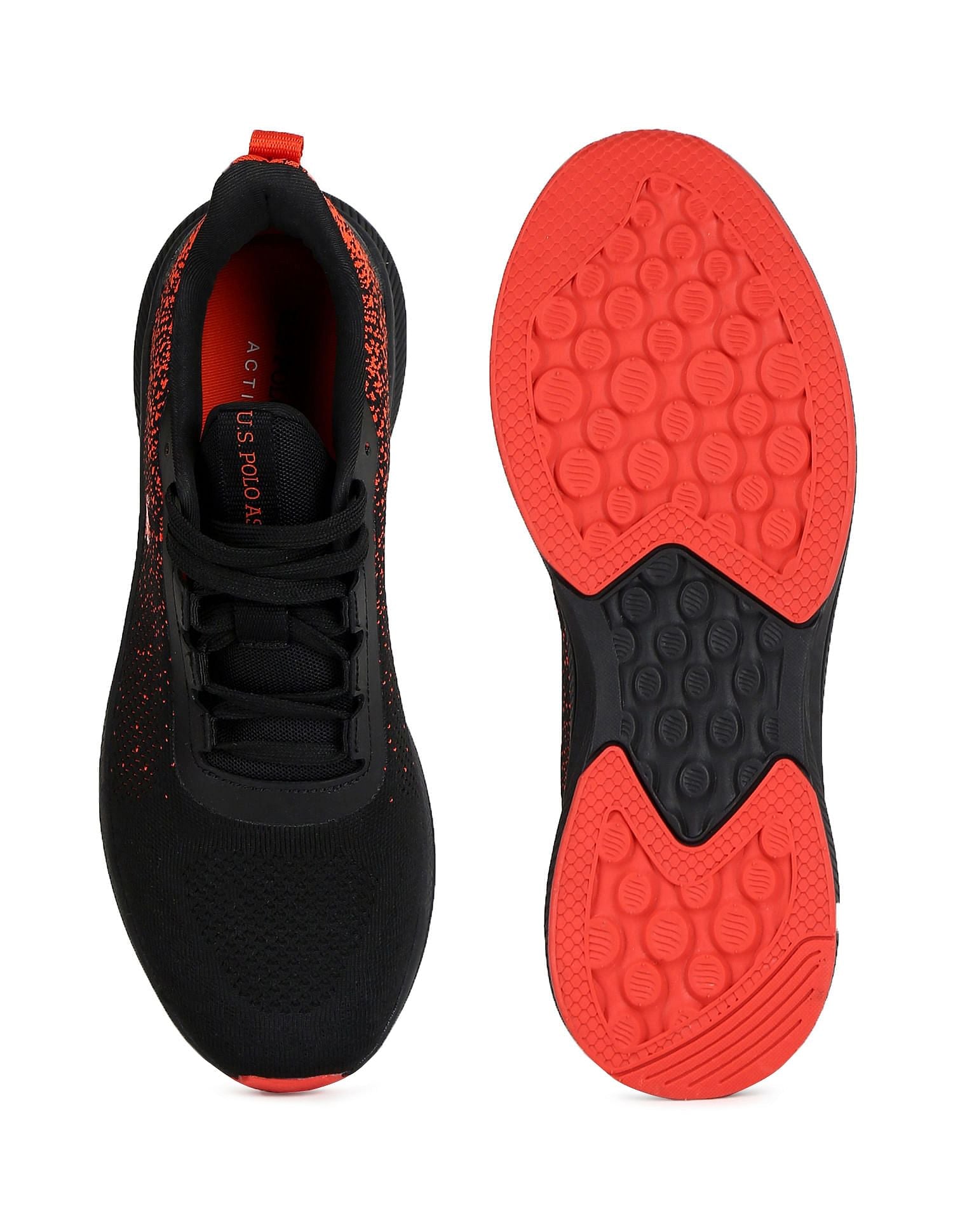 Ombre Lace Up Wanson 2.0 Sneakers Black - U.S. Polo Assn. India | Large