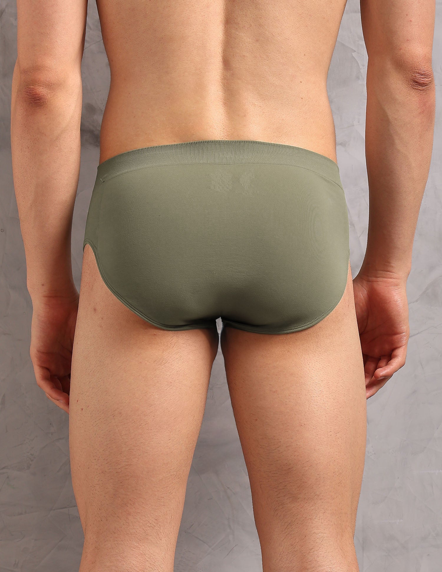 Ultra Stretch Breathable AB003 Briefs - Pack of 1 Olive - U.S. Polo Assn. India | Large