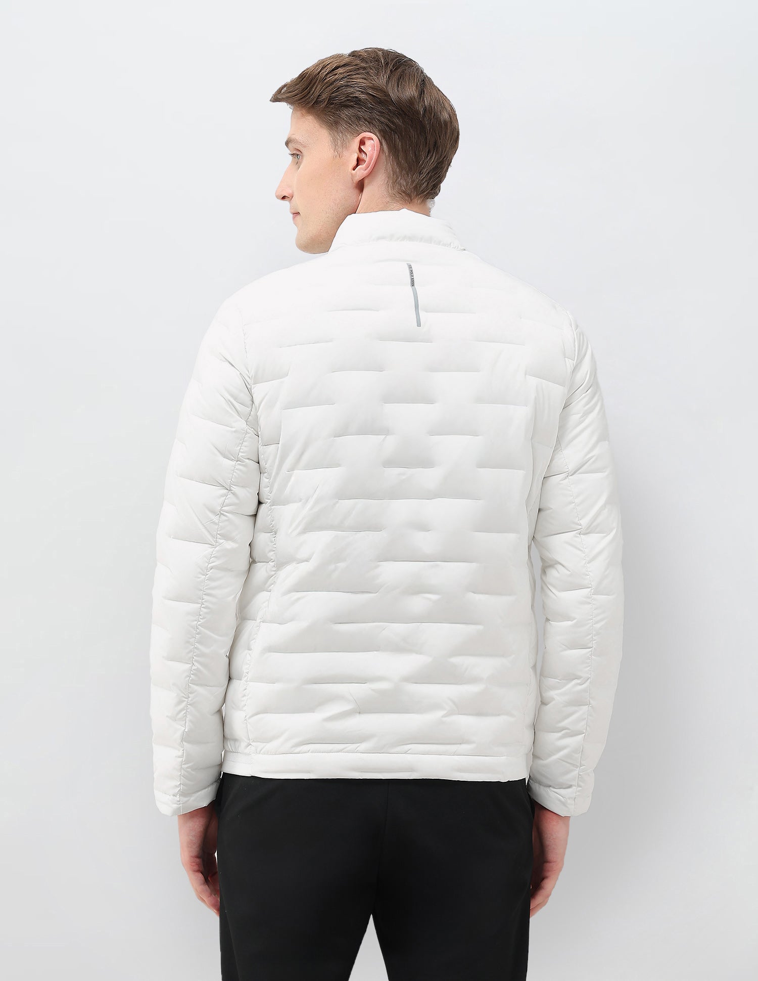 Mock Collar Regular Fit Smartheat Jacket White - U.S. POLO ASSN. | Large