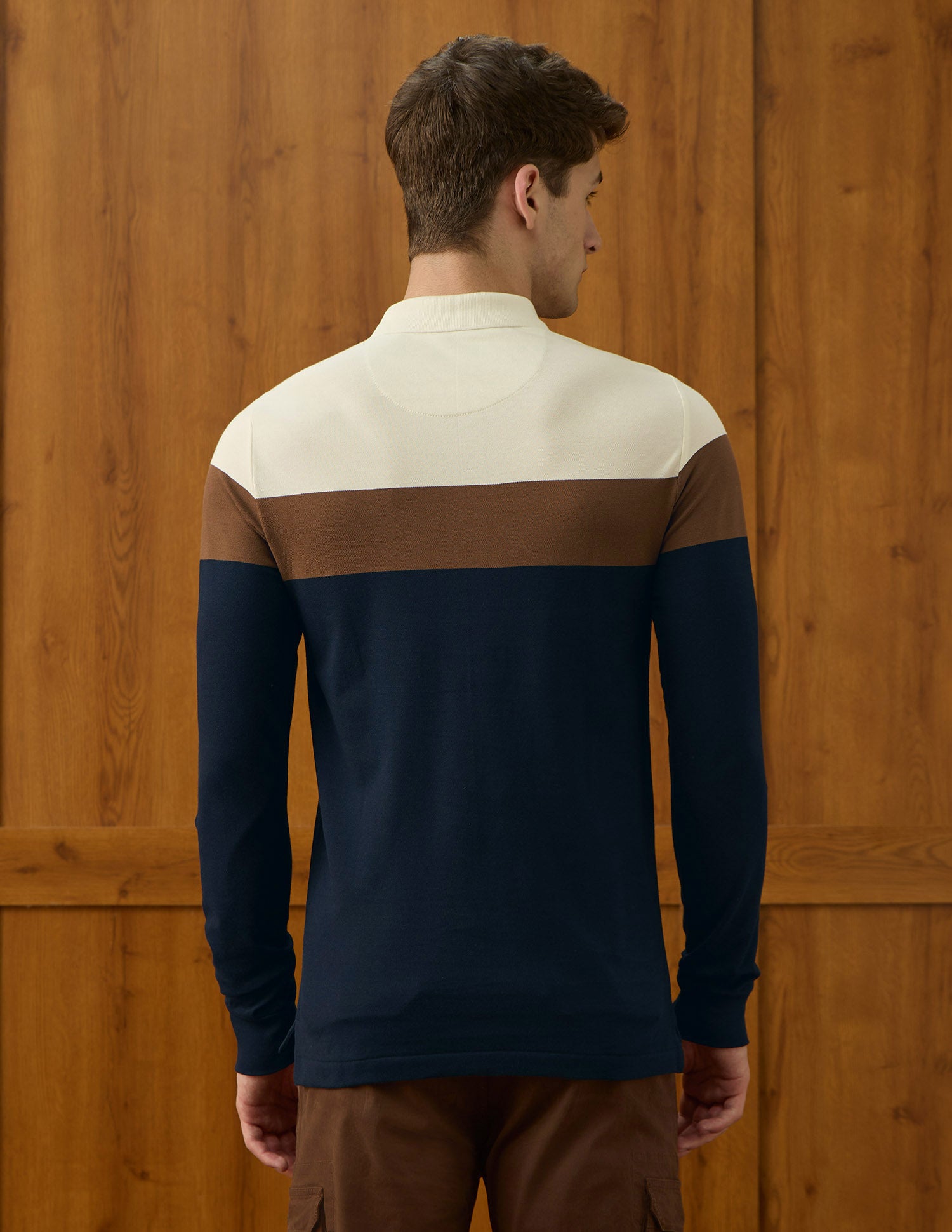 Colourblocked Equestrian Aisle Theater Polo Shirt Navy - U.S. POLO ASSN. | Large