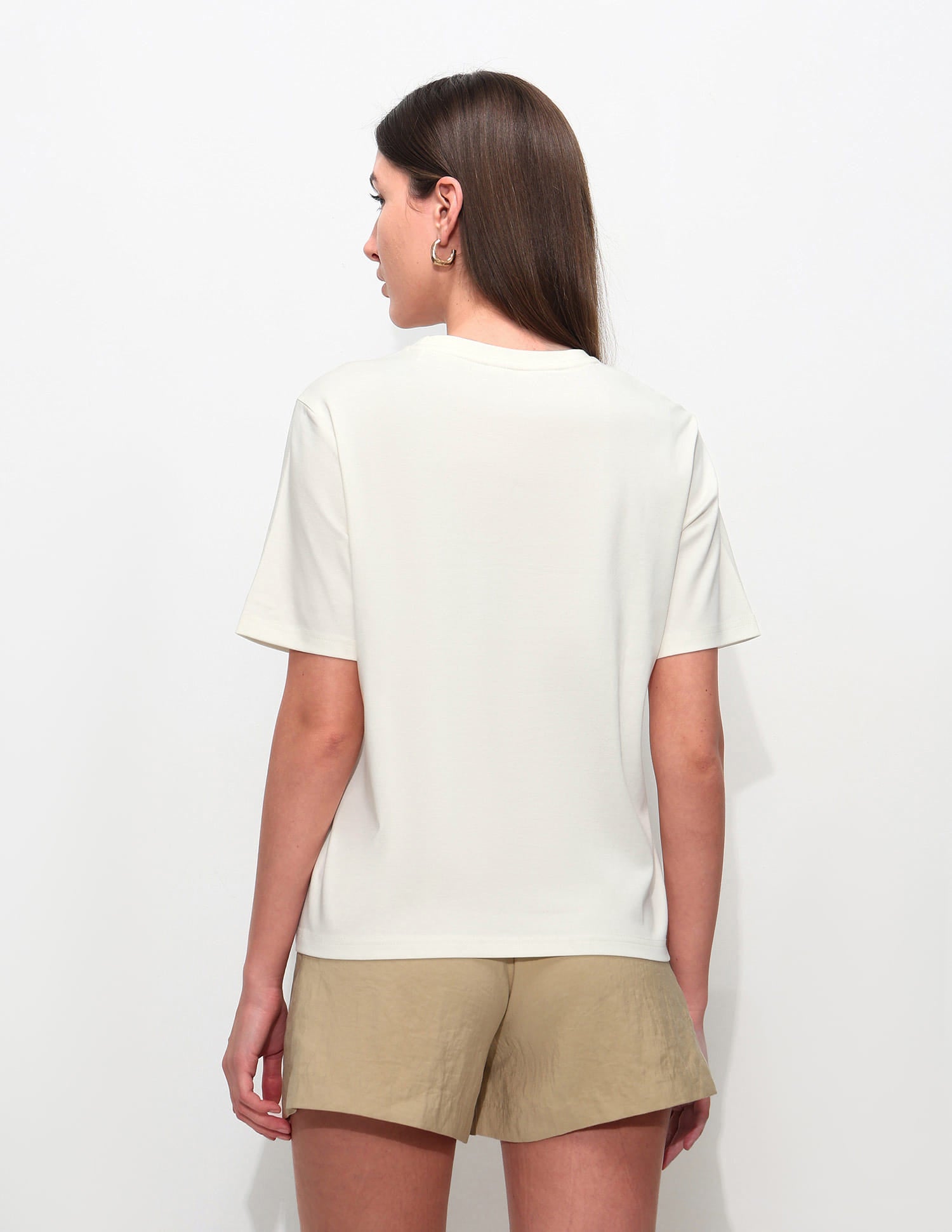 Boxy Fit Graphic Printed T-Shirt White - U.S. Polo Assn. India | Large