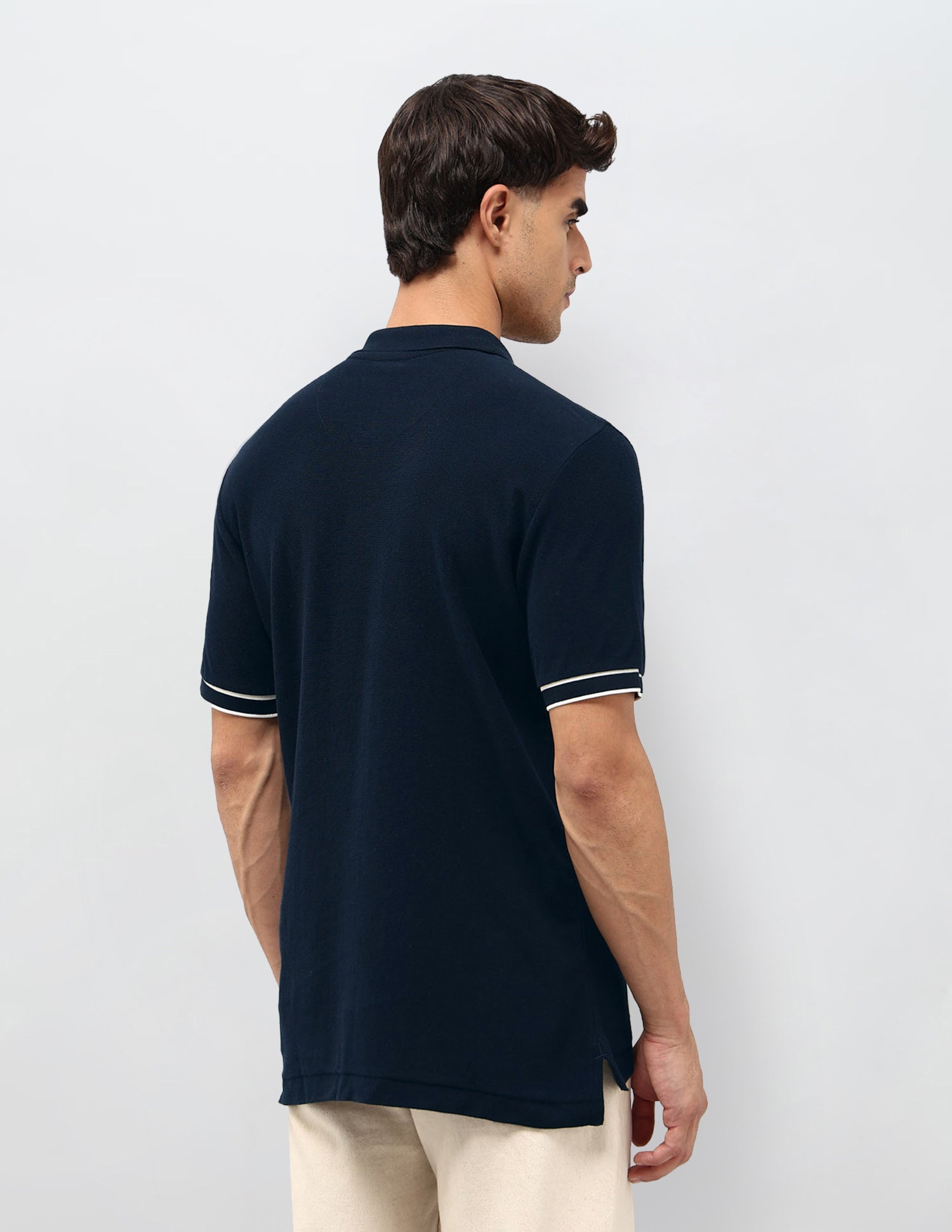 Brand Embroidered Equestrian Aisle Theater Polo Shirt Navy - U.S. POLO ASSN. | Large