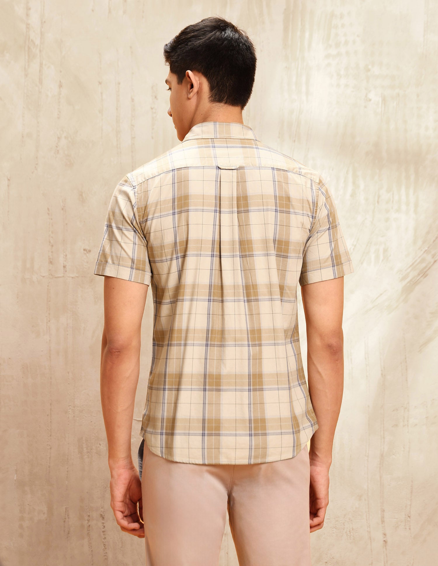 Twill Plaid Checked Shirt Khaki - U.S. POLO ASSN. | Large