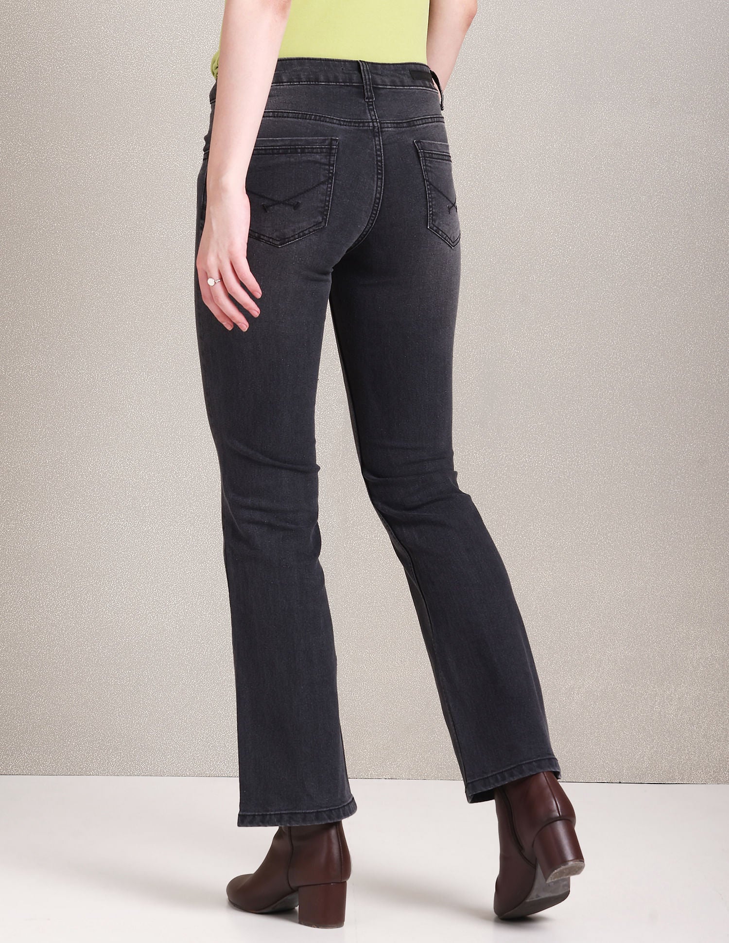 Mid Rise Bootcut Jeans Black - U.S. POLO ASSN. | Large