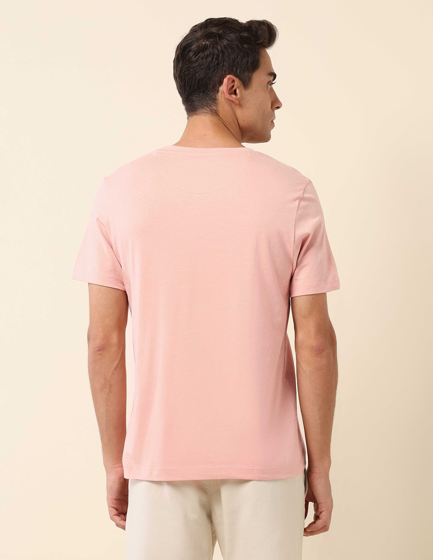 Brand Printed Slim Fit T- Shirt Light Pink - U.S. POLO ASSN. | Large