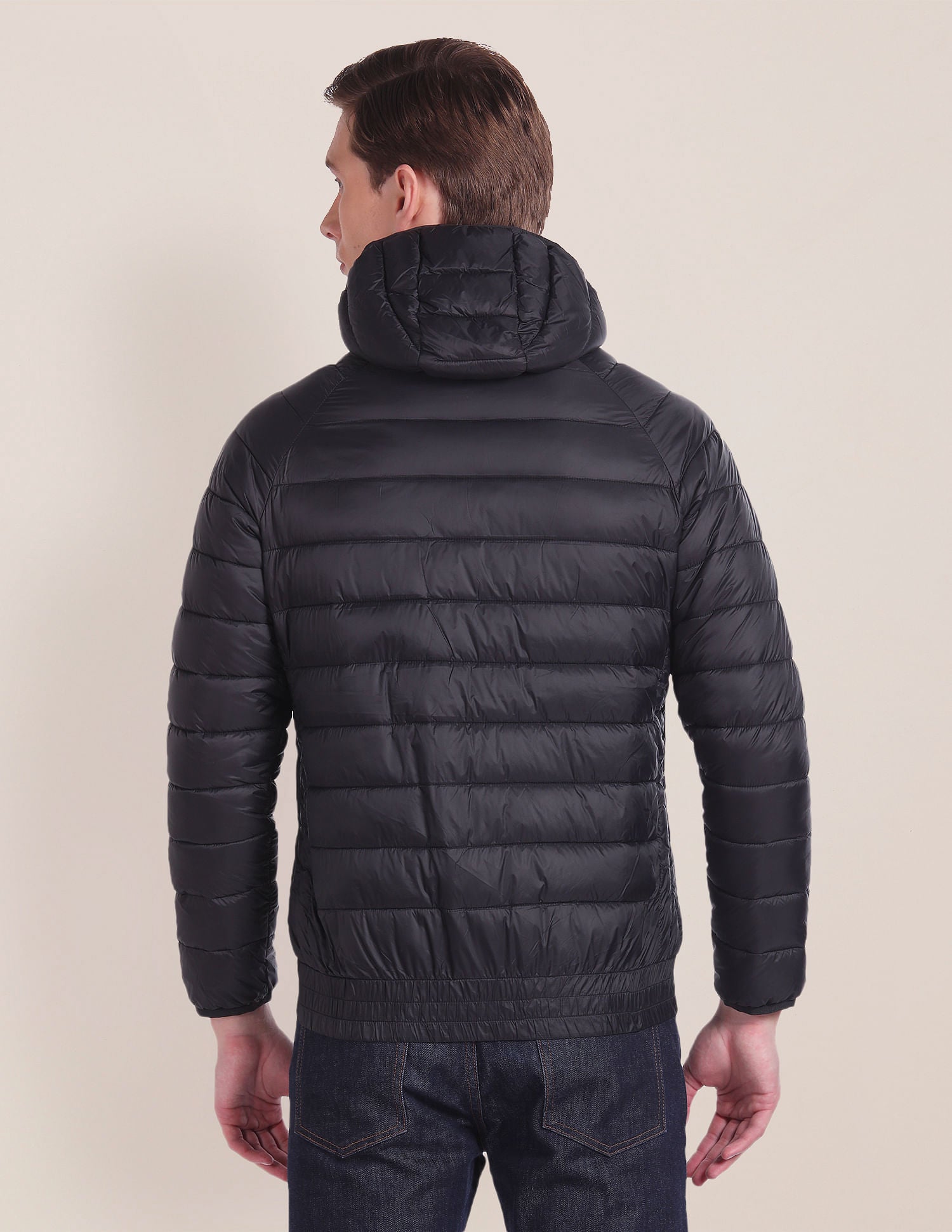 Hooded Puffer Jacket Black - U.S. POLO ASSN. | Large