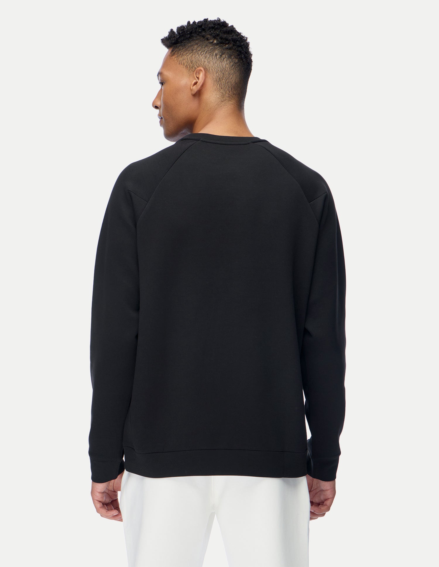 Solid Regular Fit Active Sweatshirt Black - U.S. Polo Assn. India | Large
