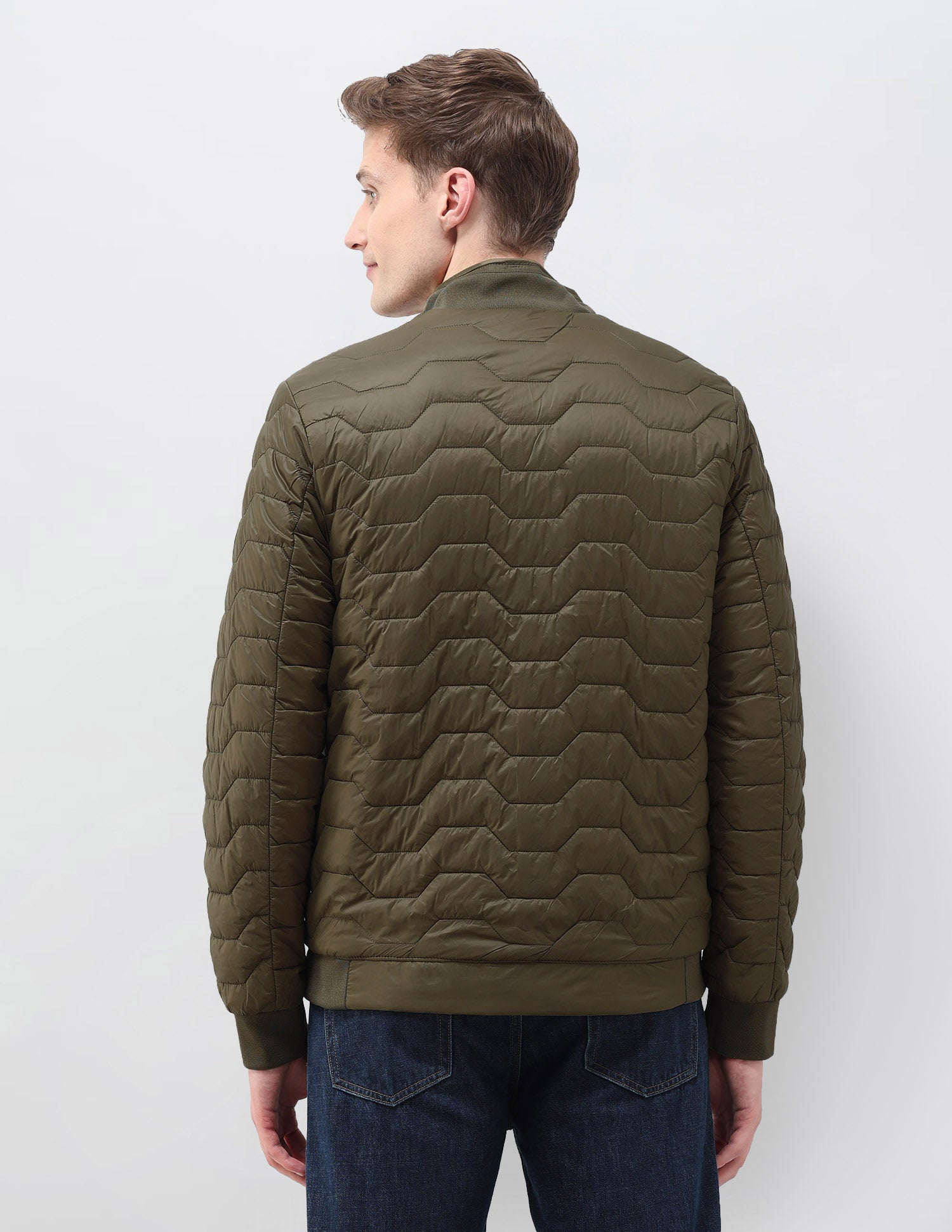 Regular Fit Reversible Jacket Puffer Jacket Light Brown - U.S. Polo Assn. India | Large