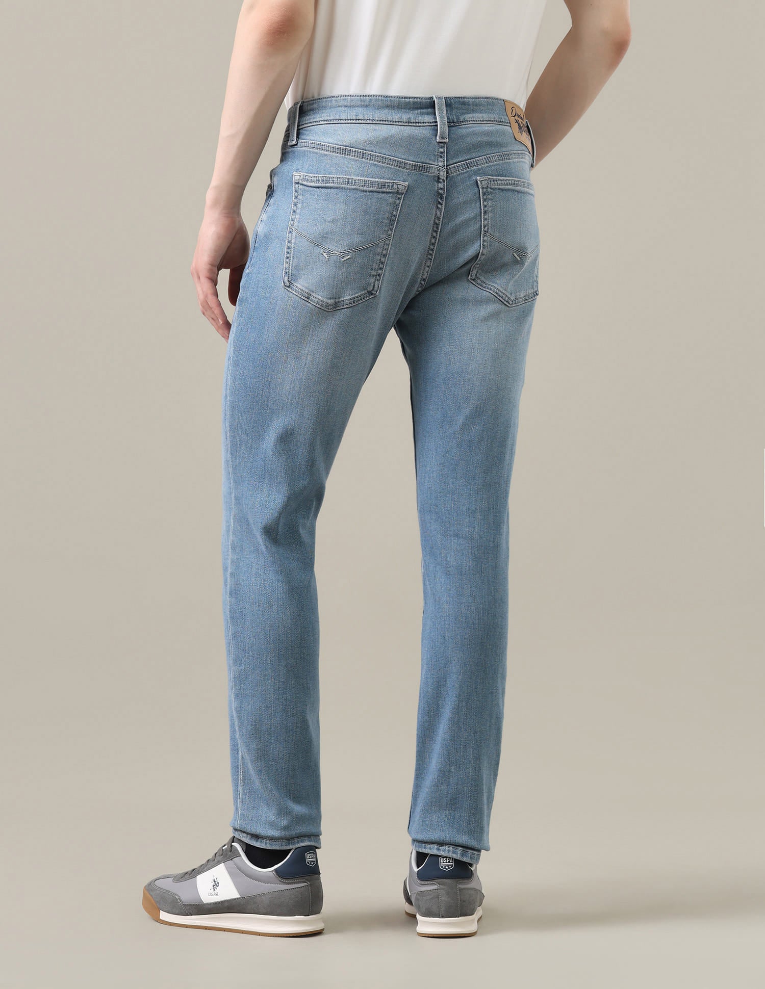 Brandon Slim-Tapered Fit Blue Jeans Blue - U.S. Polo Assn. India | Large
