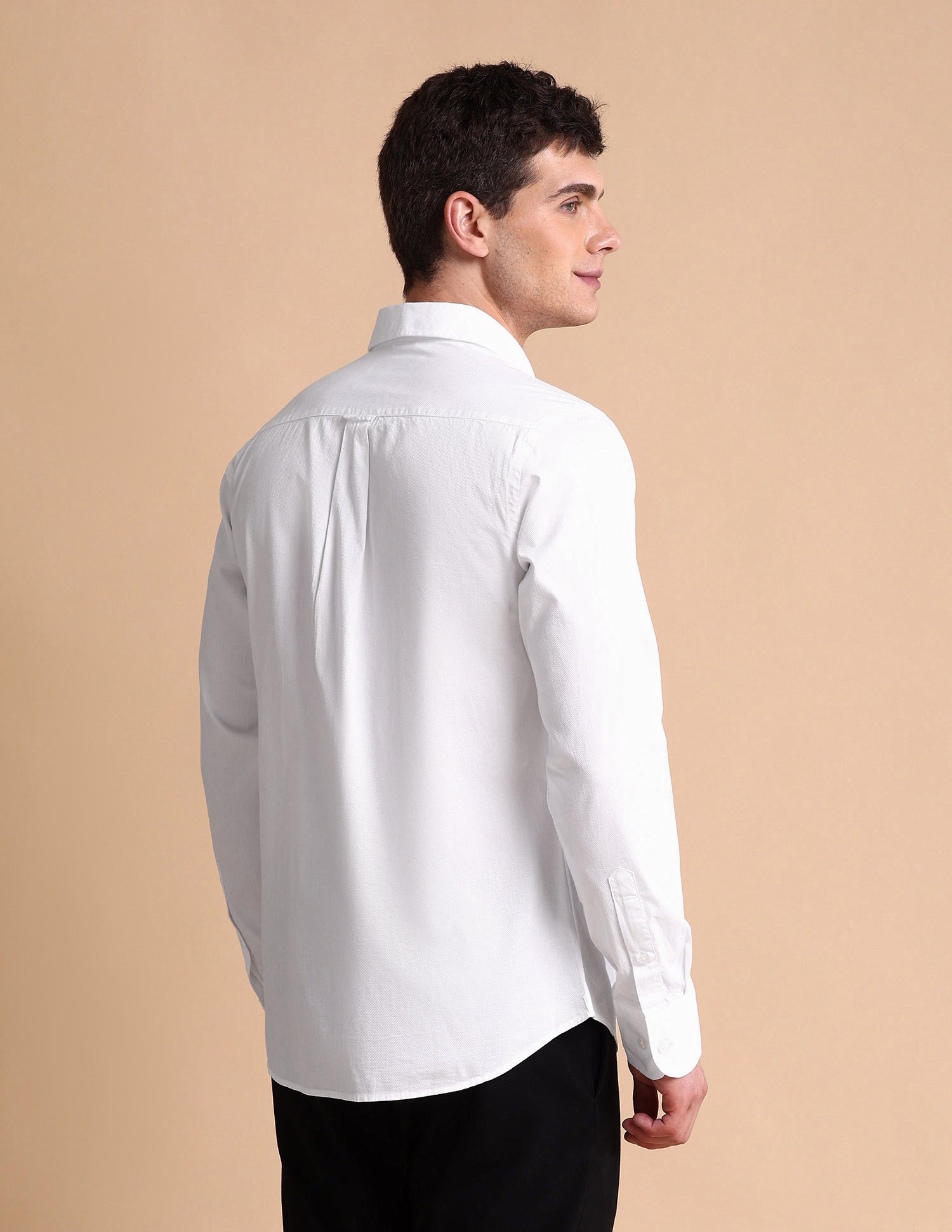 Pure Cotton Tailored Fit Shirt White - U.S. POLO ASSN. | Large