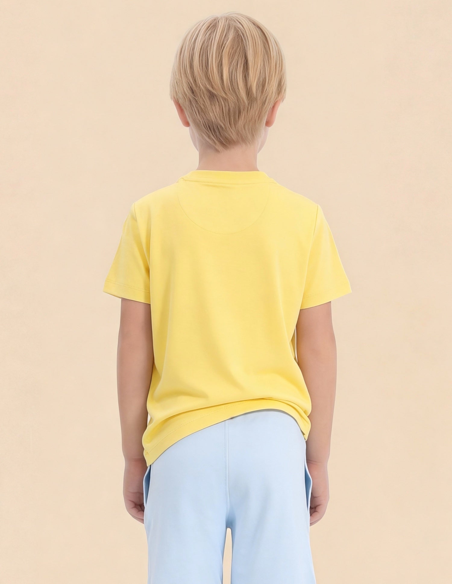 Graphic Printed Regular Fit T-Shirt Light Yellow - U.S. Polo Assn. India | Large