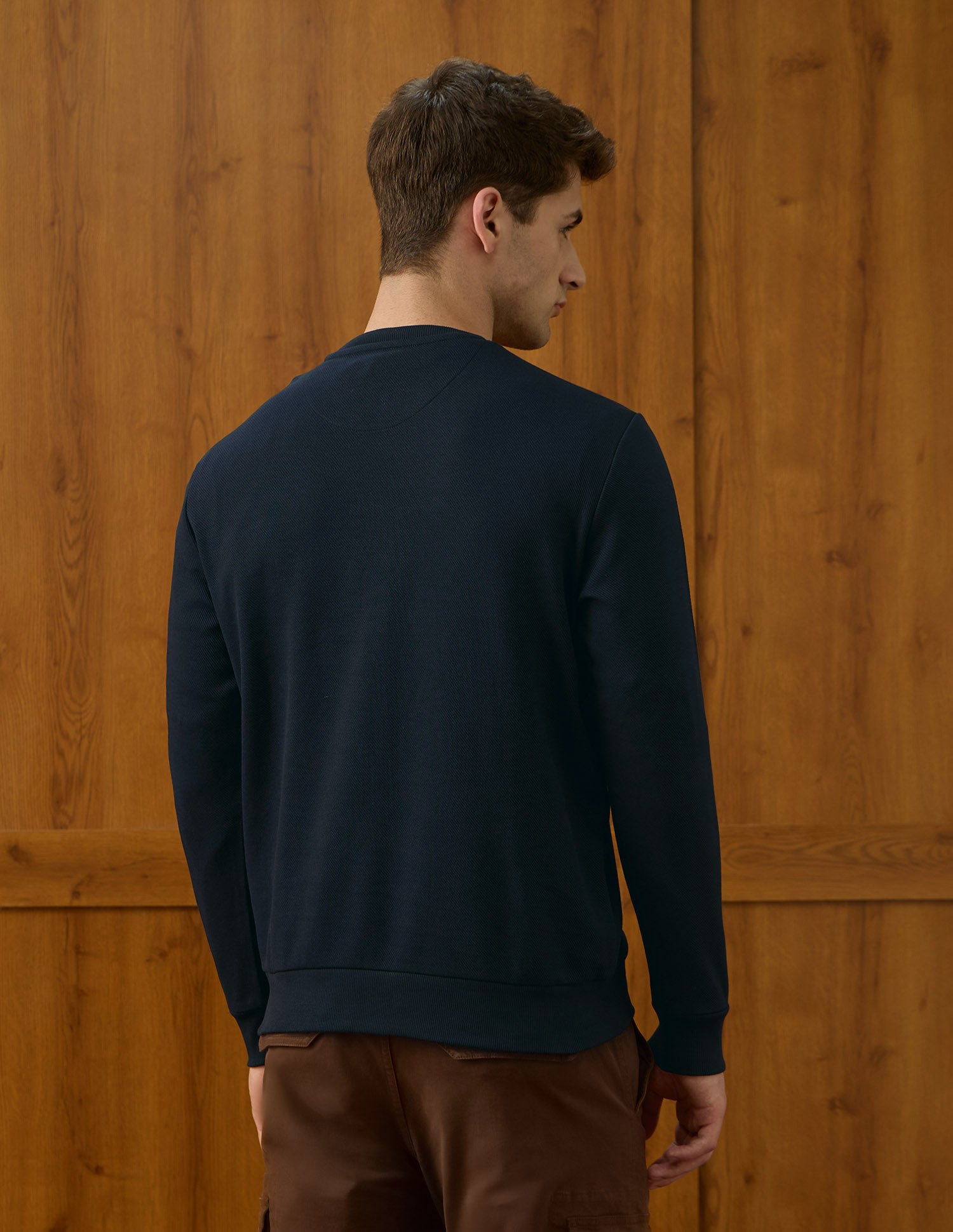 Brand Embroidered Varsity Theatre Sweatshirt Navy - U.S. POLO ASSN. | Large