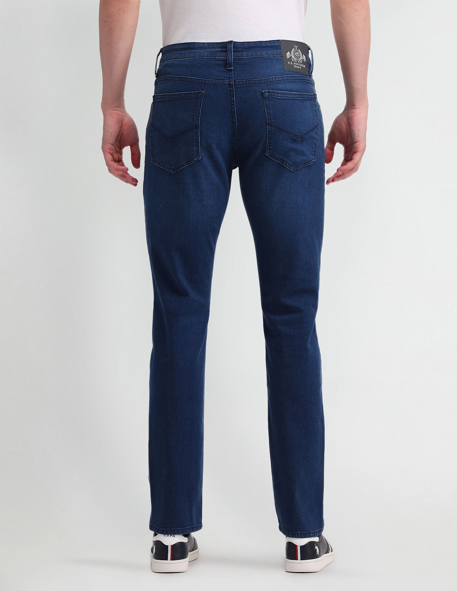 Brandon Slim Tapered Blue Jeans Blue - U.S. Polo Assn. India | Large