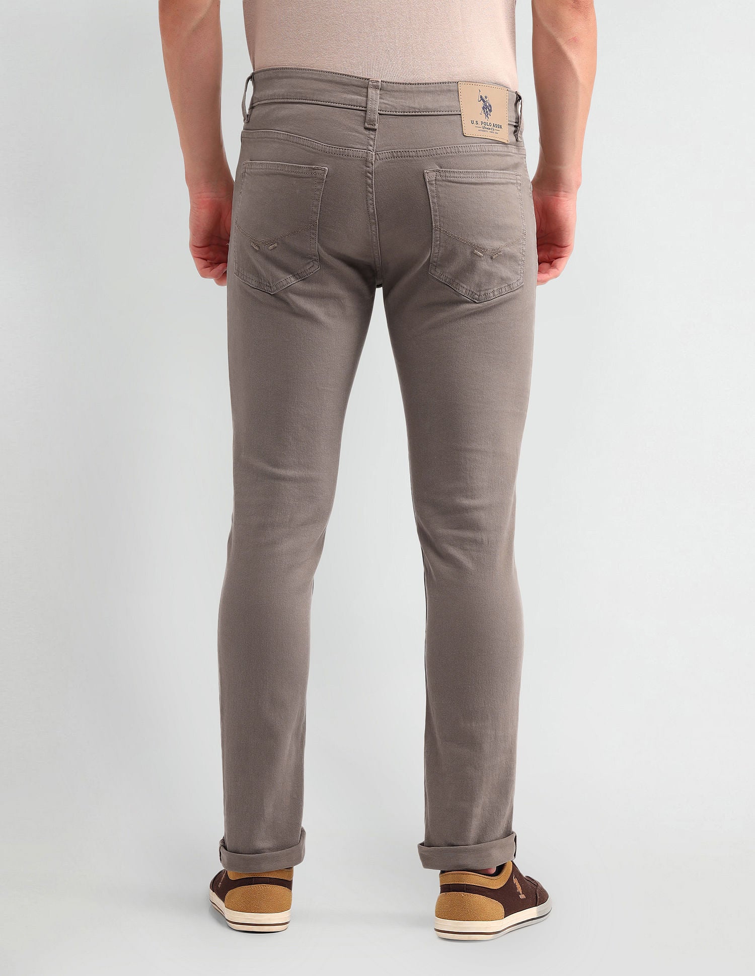 Brandon Slim tapered Fit Jeans Brown - U.S. POLO ASSN. | Large