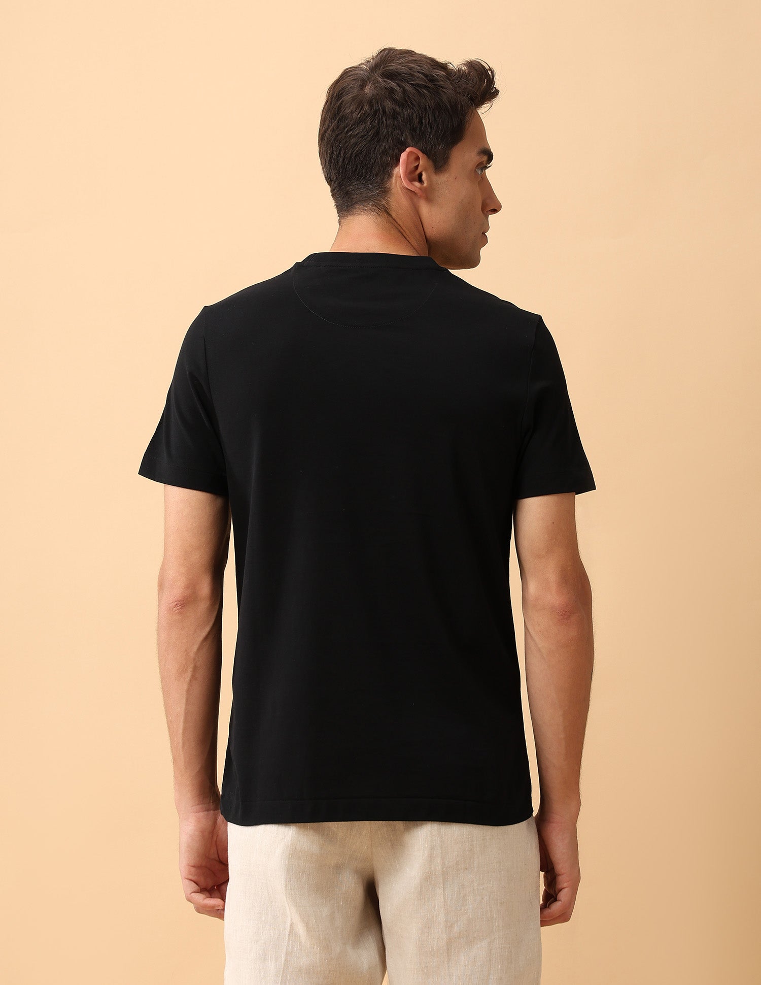 Pacho X Slim Fit Pure Cotton T-Shirt Black - U.S. POLO ASSN. | Large