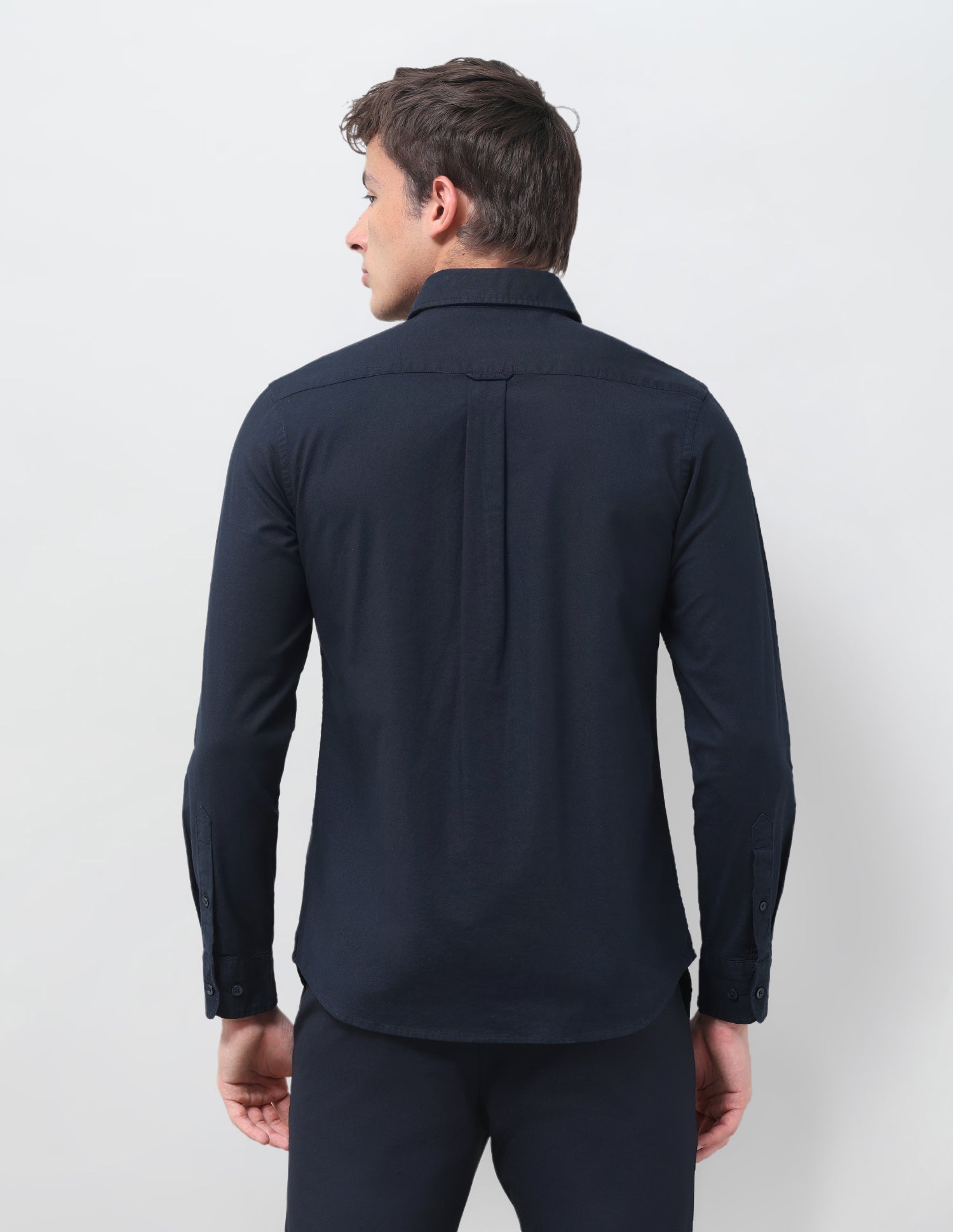 Tailored Fit Oxford Shirt Navy - U.S. Polo Assn. India | Large
