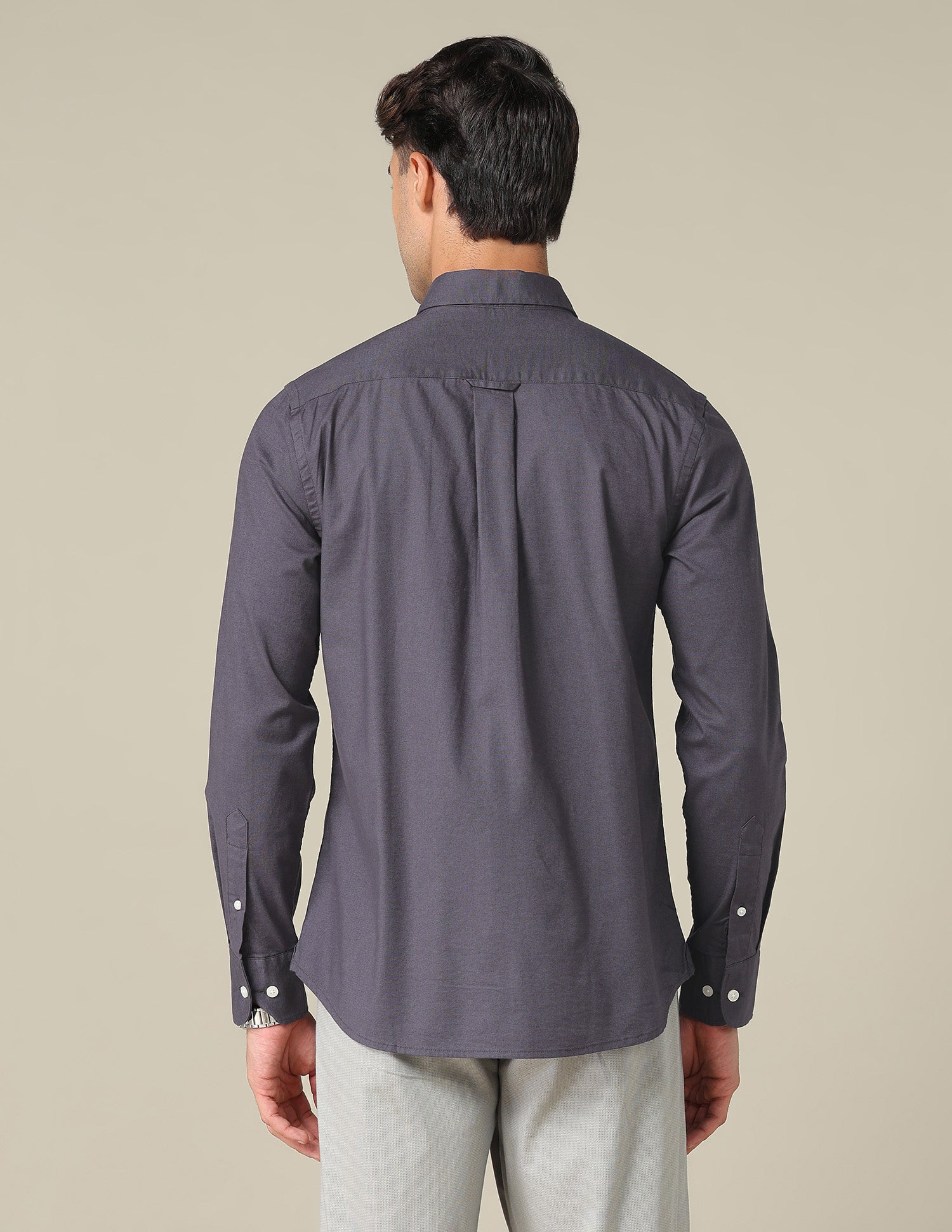 Tailored Fit Dobby Shirt Dark Grey - U.S. POLO ASSN. | Large