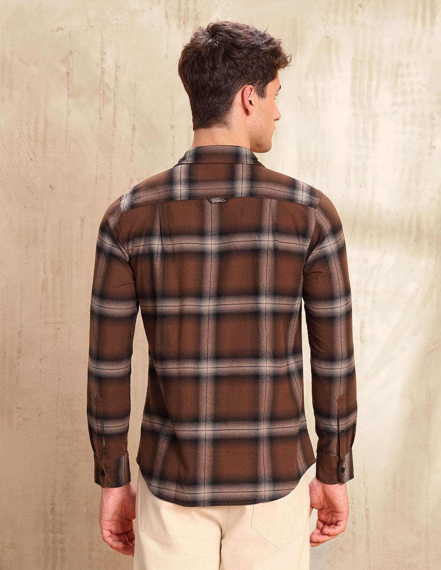 Tartan Checked Legend Of Horseshoe Shirt Rust - U.S. POLO ASSN. | Large