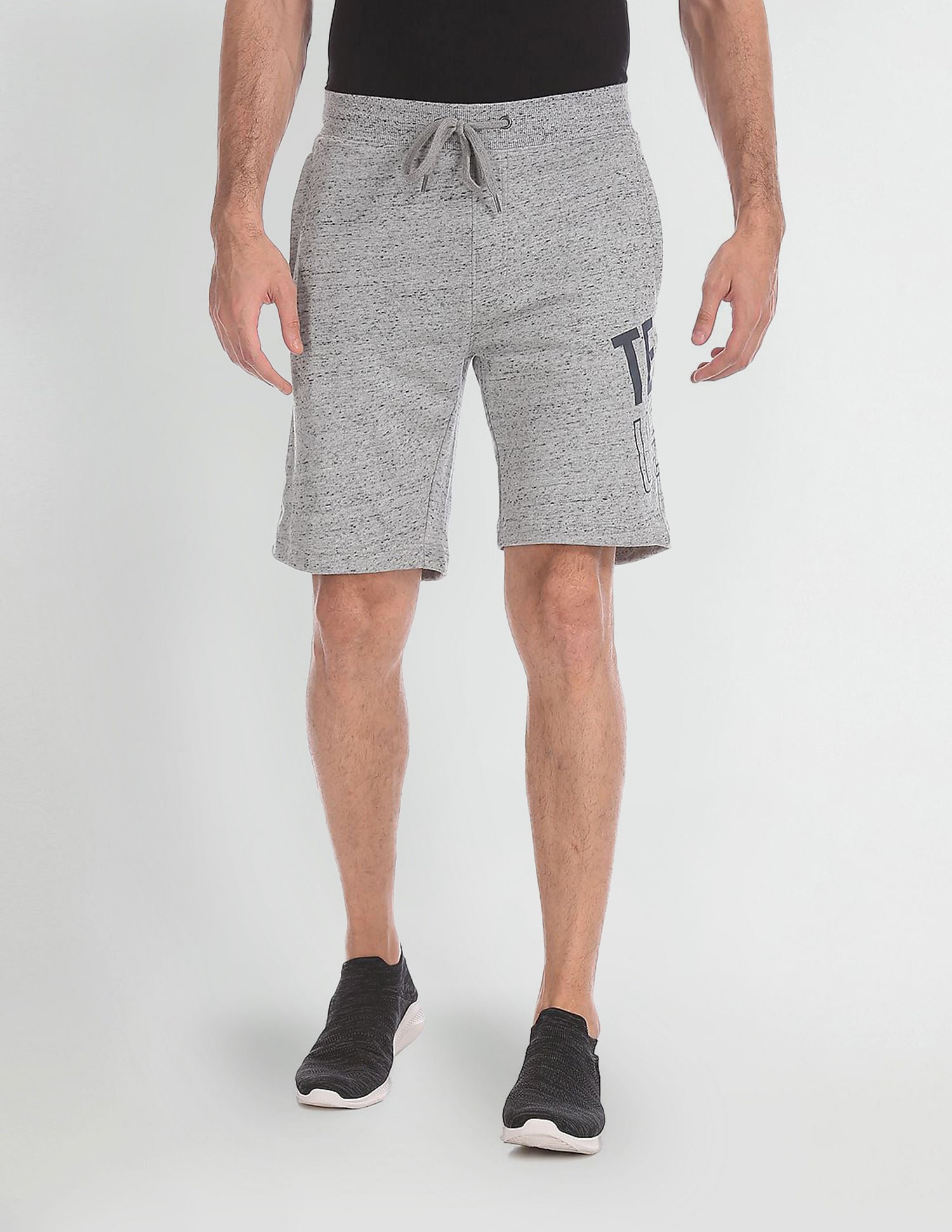 Comfort Fit Mid Rise I676 Shorts - Pack Of 1 Grey - U.S. POLO ASSN. | Large