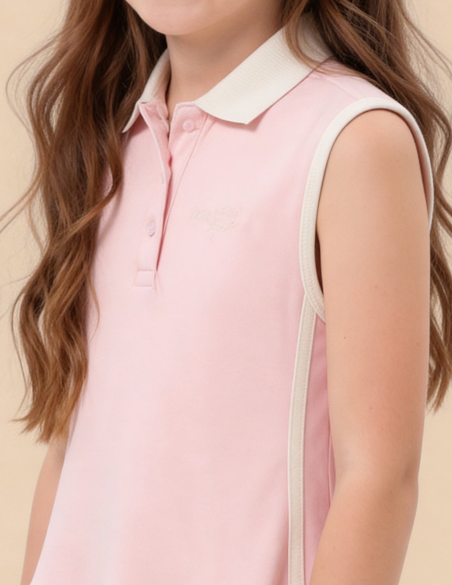 Drop Waist A-Line Knitted Dress Pink - U.S. Polo Assn. India | Large