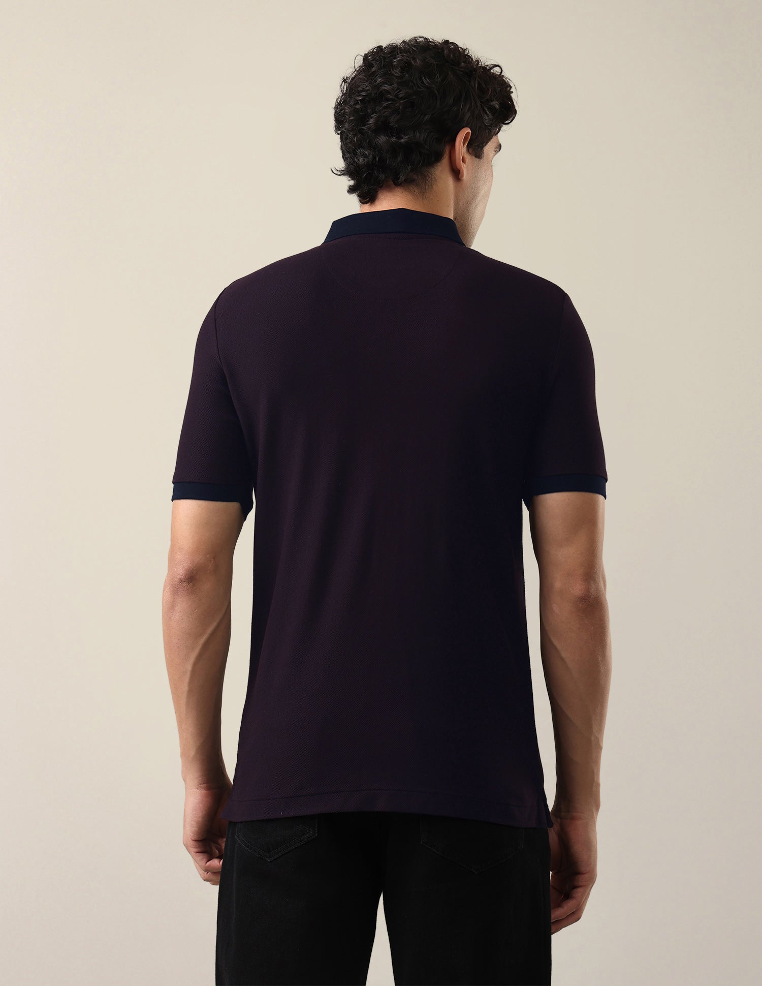 Vertical Striped Slim Fit Polo Shirt Navy - U.S. Polo Assn. India | Large
