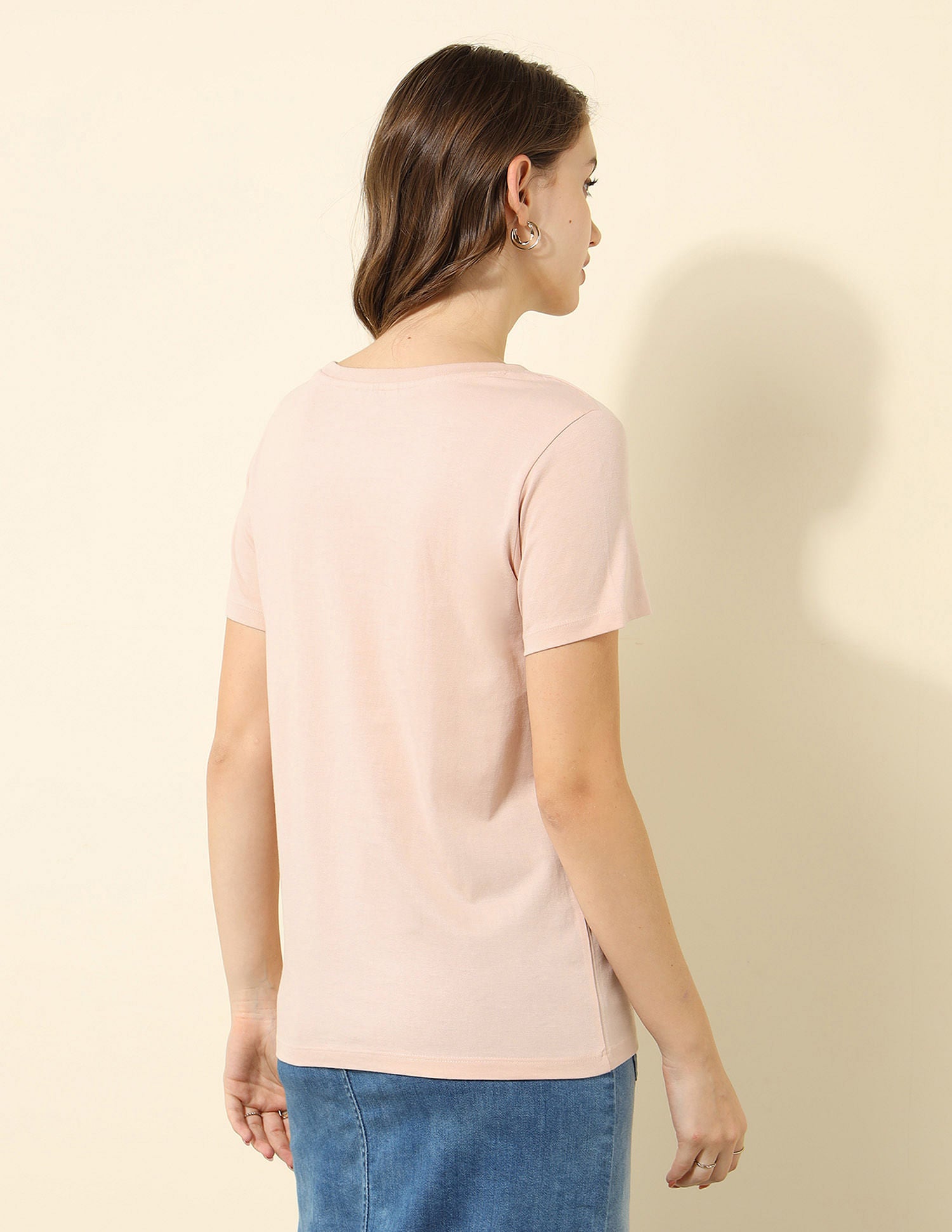 Regular Fit Brand Printed T-shirt Light Pink - U.S. POLO ASSN. | Large