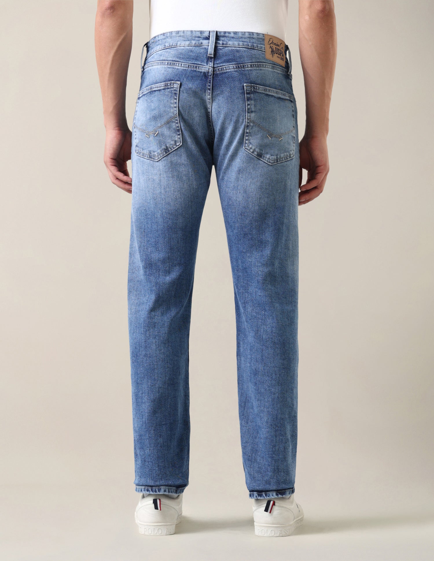 Mason Regular Straight Fit Blue Jeans Light Blue - U.S. Polo Assn. India | Large