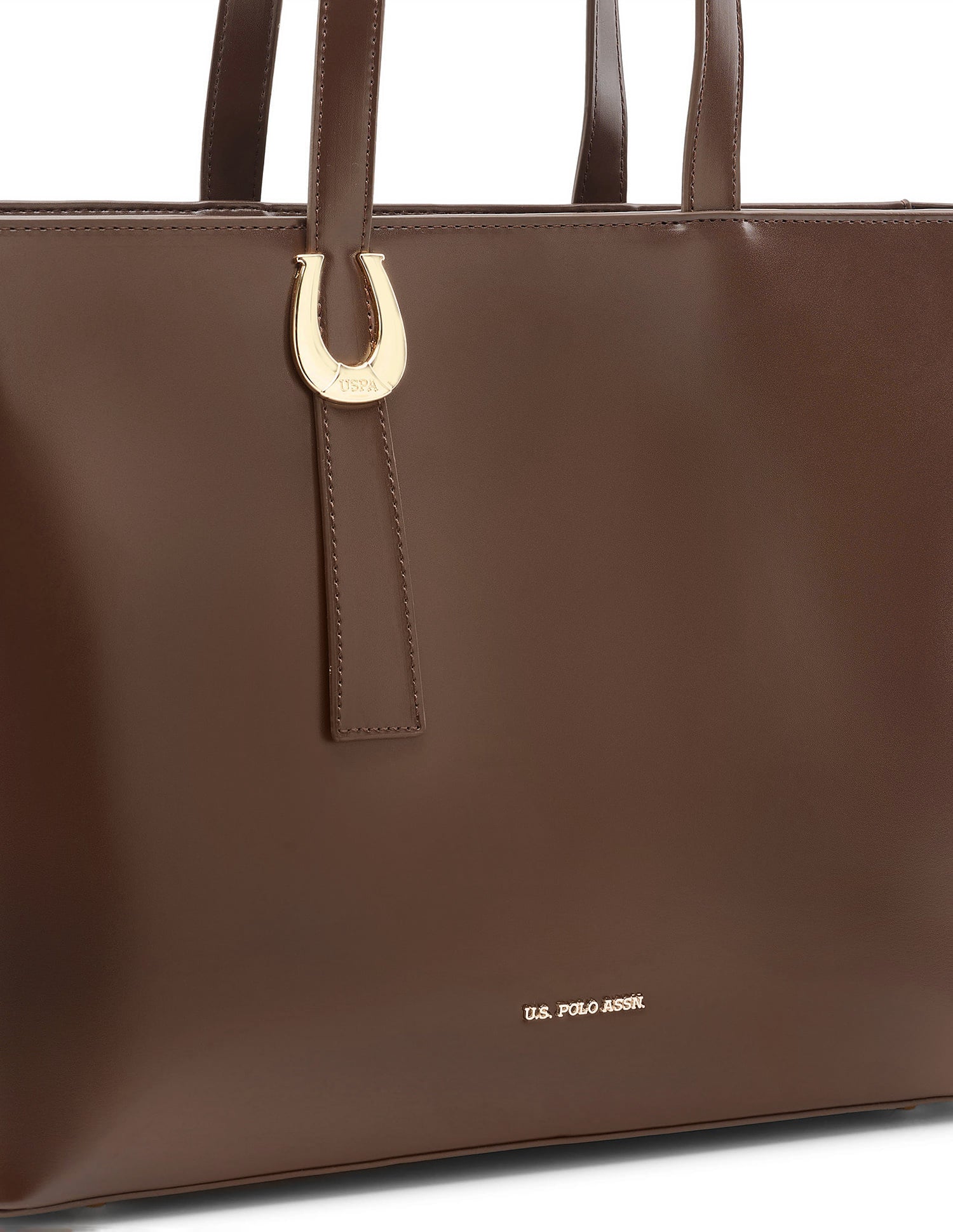 Clarice Tote Bag Dark Brown - U.S. Polo Assn. India | Large
