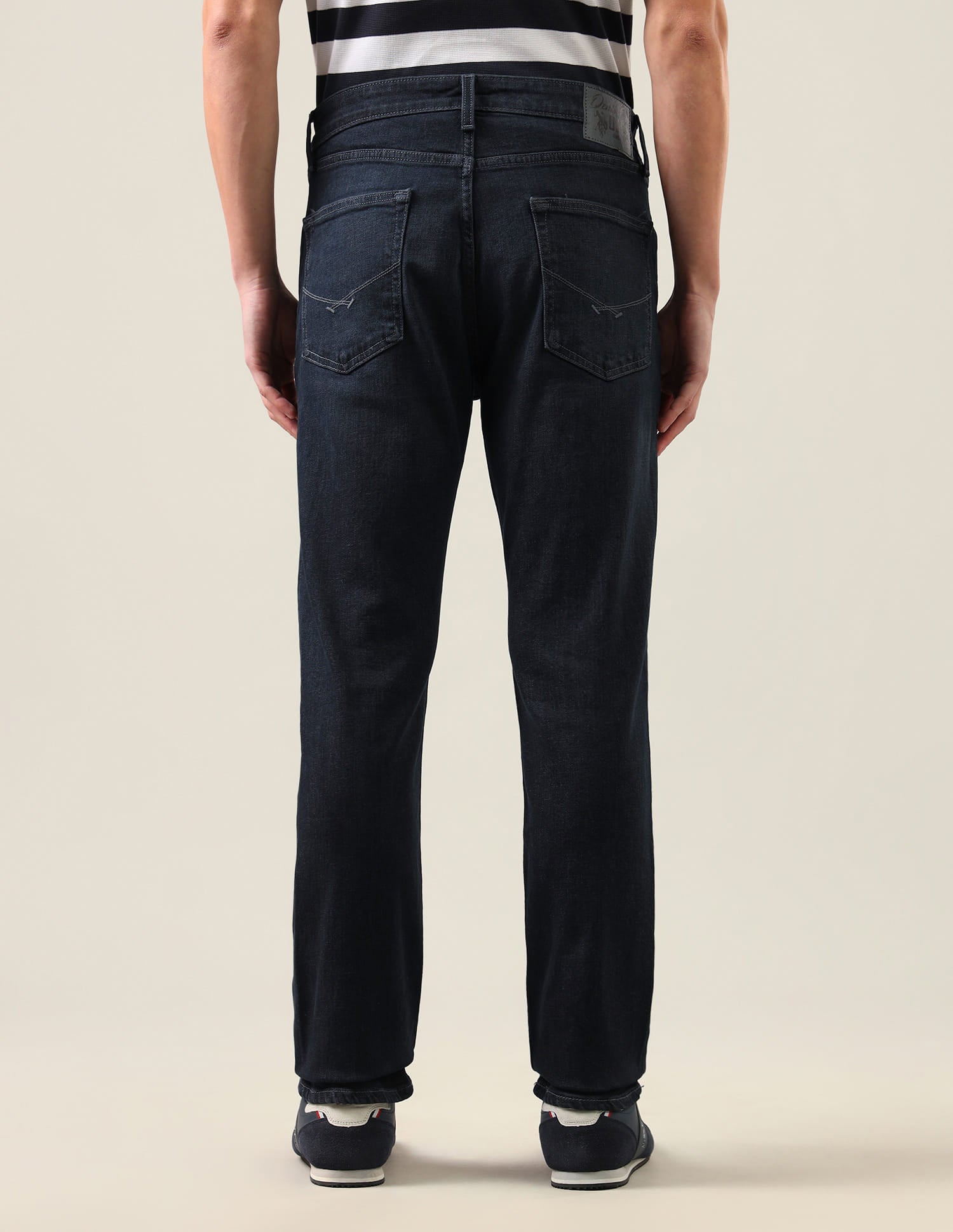 Harold Slim Straight Fit Blue Jeans Blue - U.S. Polo Assn. India | Large