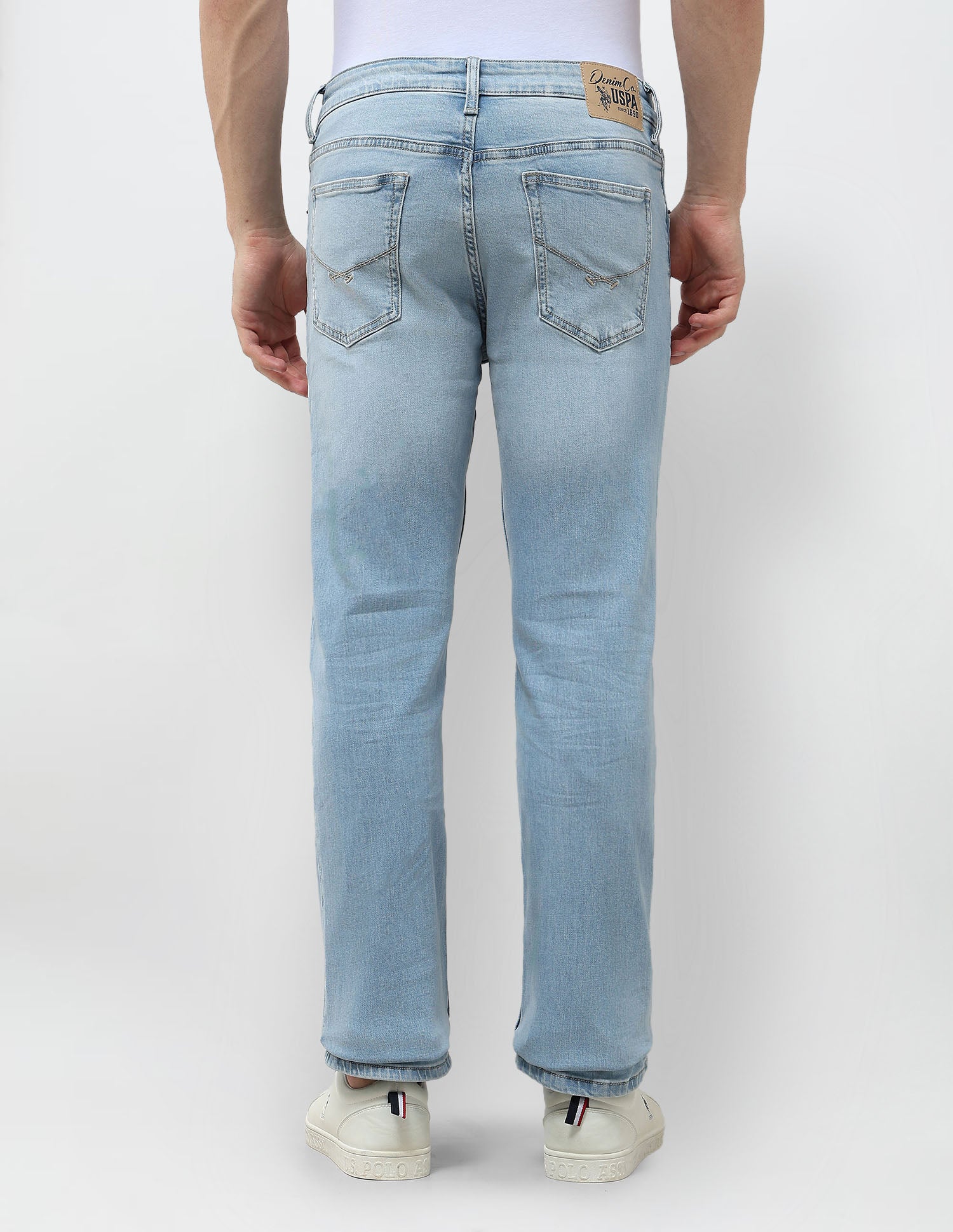 Connor Bootcut Blue Jeans Light Indigo - U.S. POLO ASSN. | Large