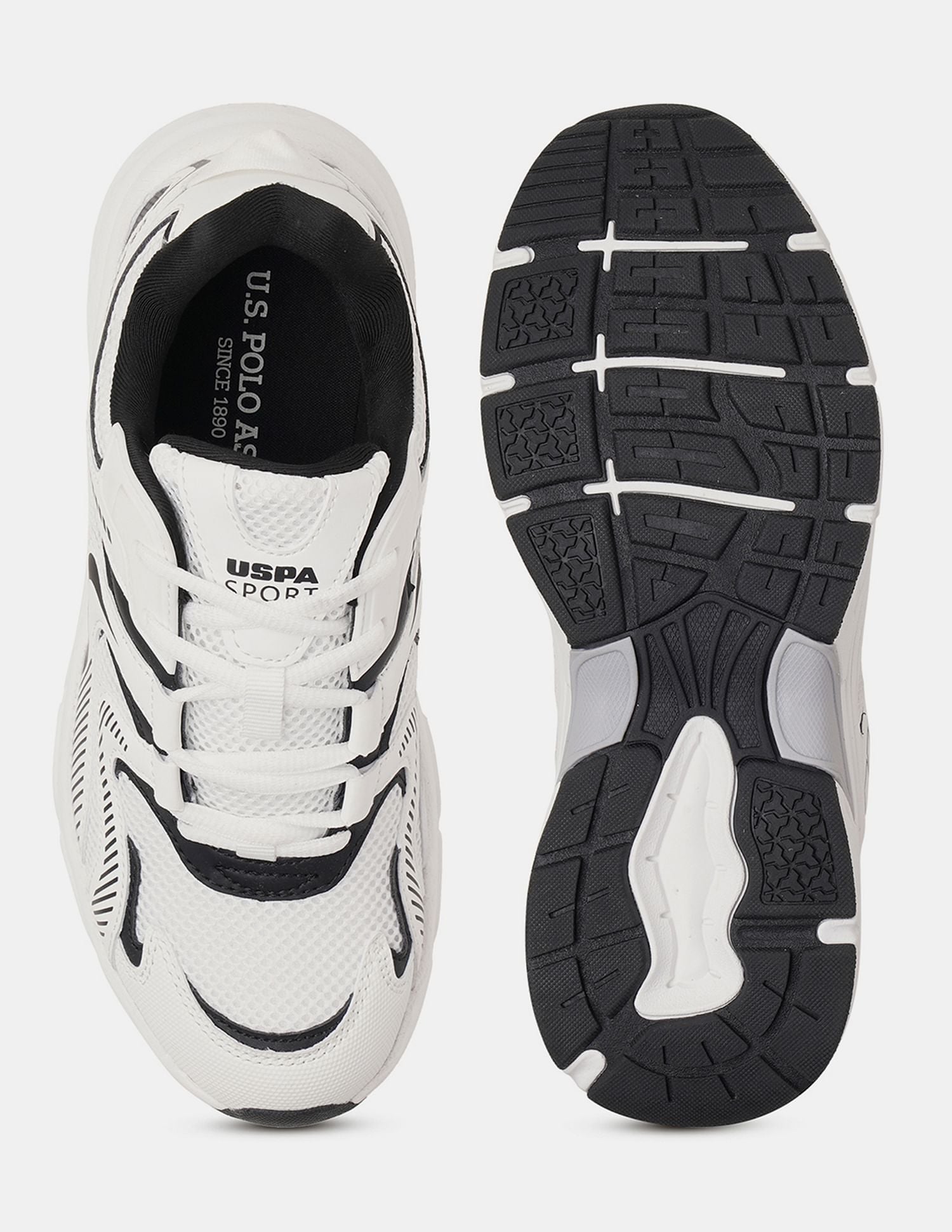 Women So-Young Colour Blocked Sneakers White - U.S. POLO ASSN. | Large