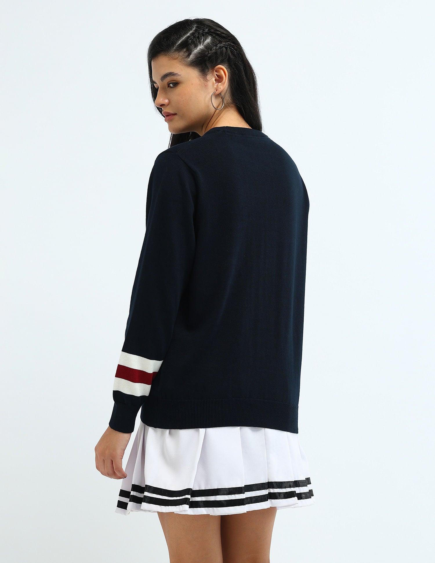 Regular Fit Cotton Sweater Navy - U.S. POLO ASSN. | Large