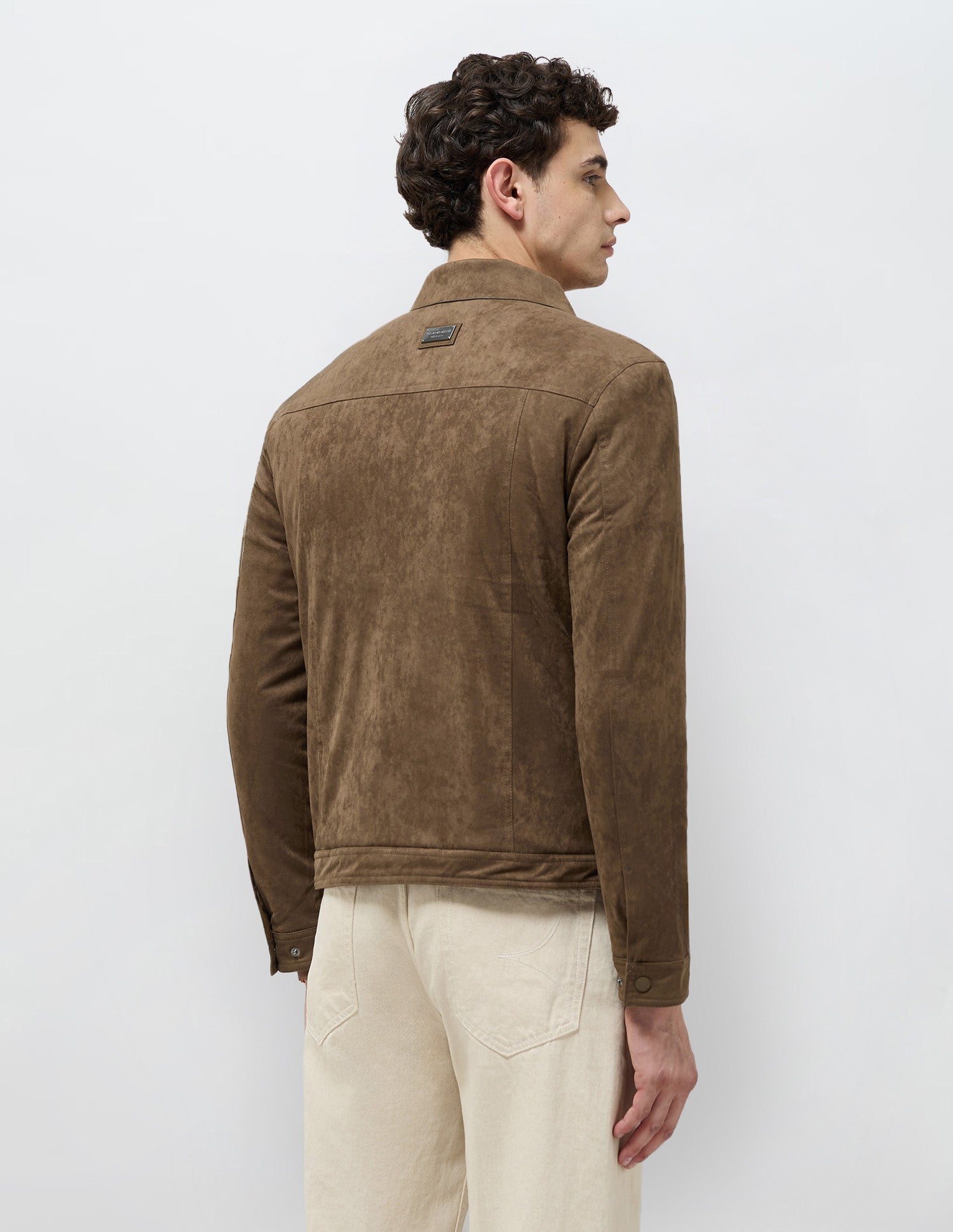 Solid Regular Fit Jacket Brown - U.S. Polo Assn. India | Large