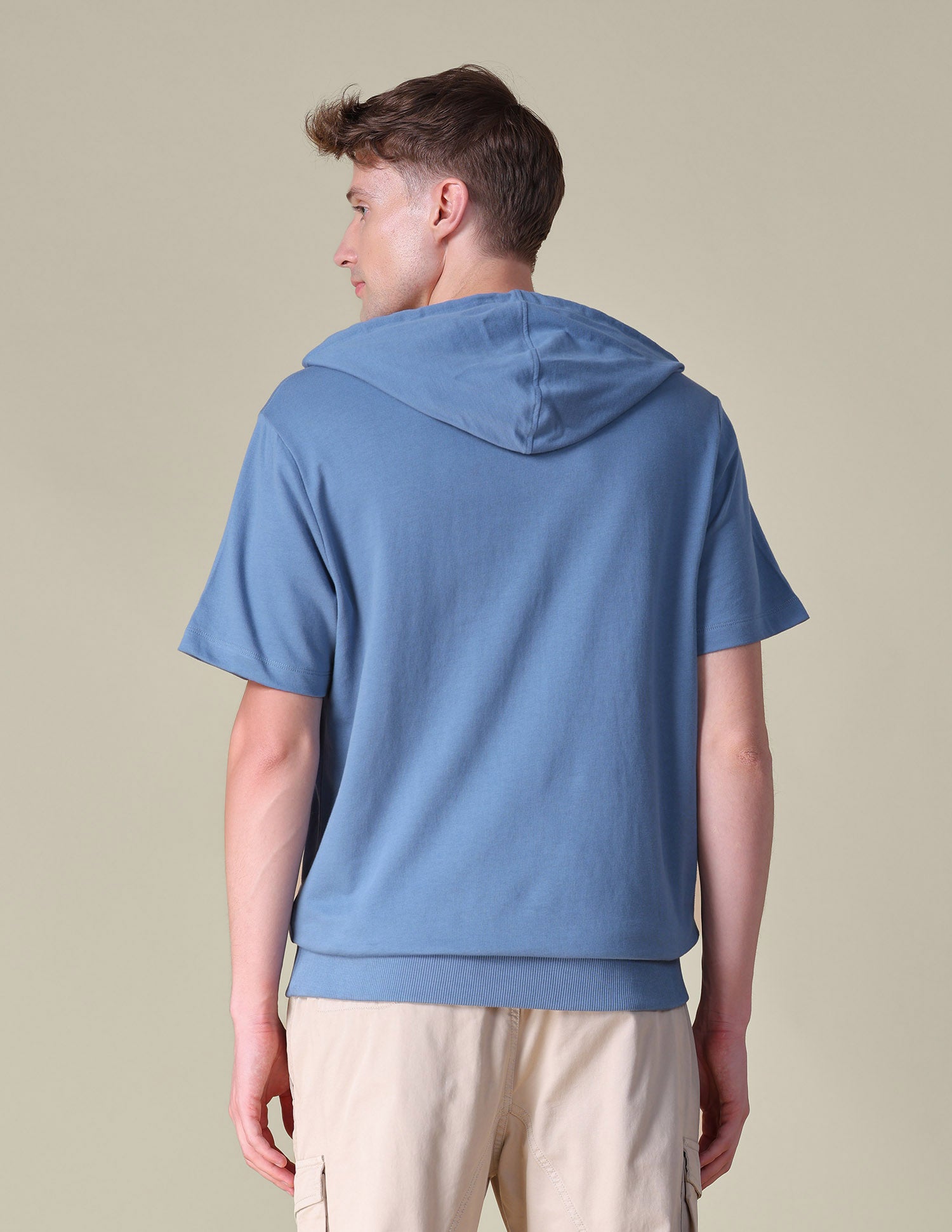 Hooded Relaxed Fit T-Shirt Blue - U.S. POLO ASSN. | Large