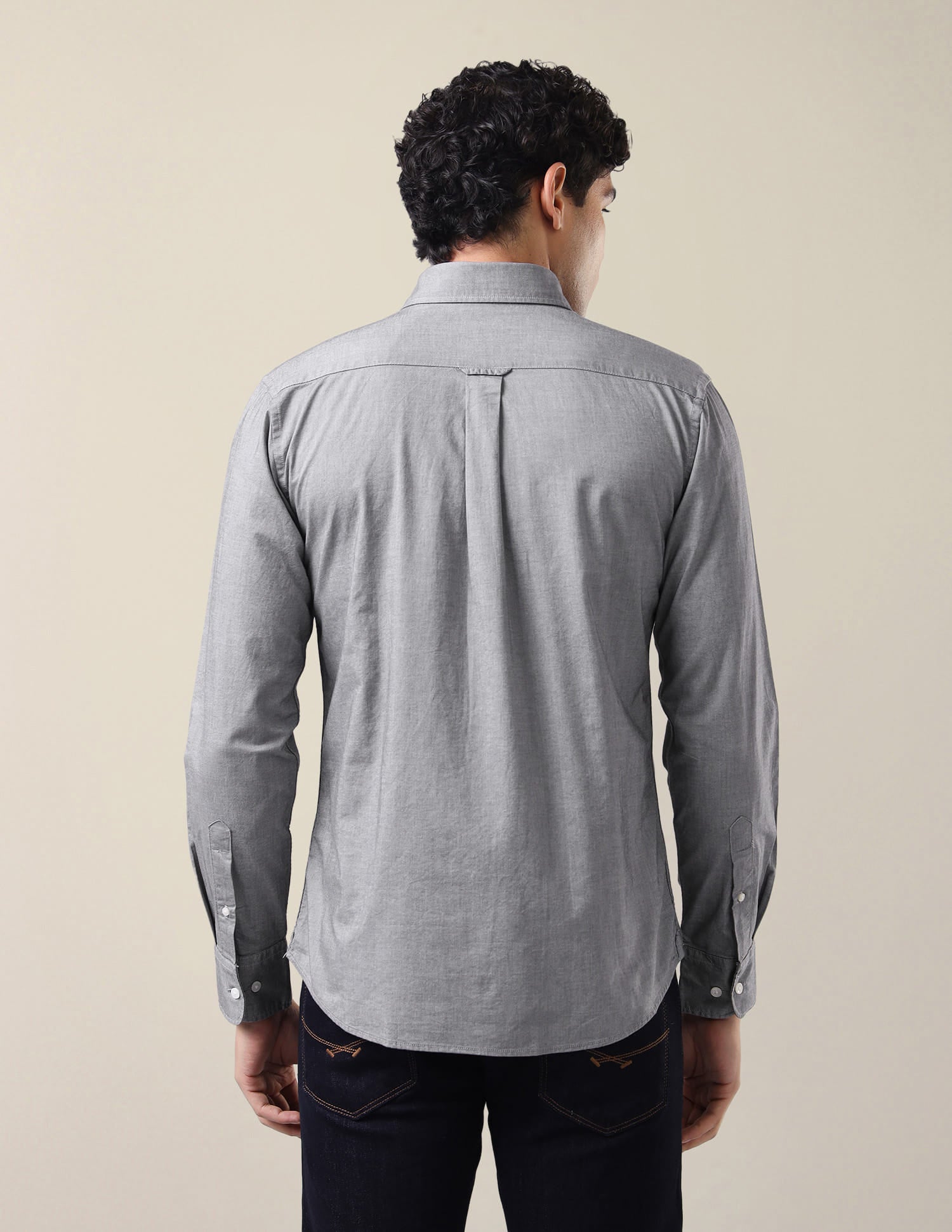 Casa De Campo Solid Shirt Dark Grey - U.S. Polo Assn. India | Large