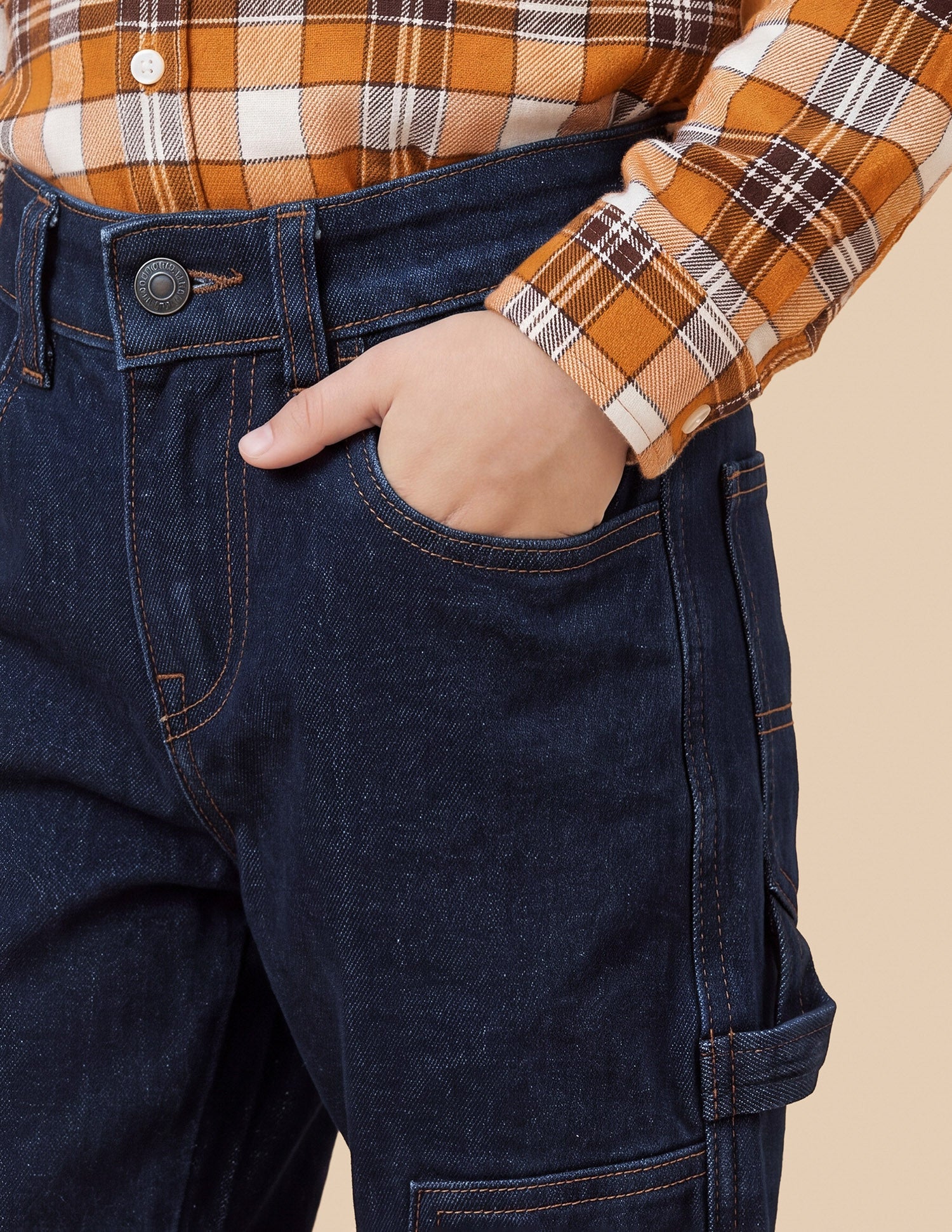 Relaxed Fit Blue Jeans Dark Blue - U.S. Polo Assn. India | Large