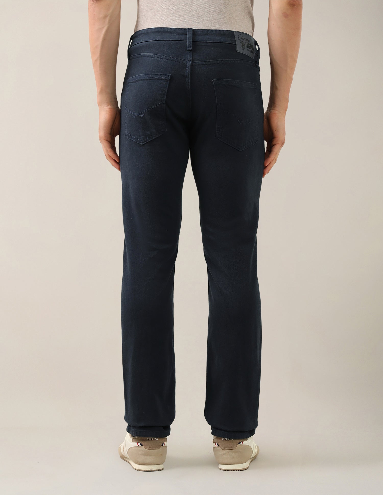 Harold Slim Straight Fit Blue Jeans Navy - U.S. Polo Assn. India | Large